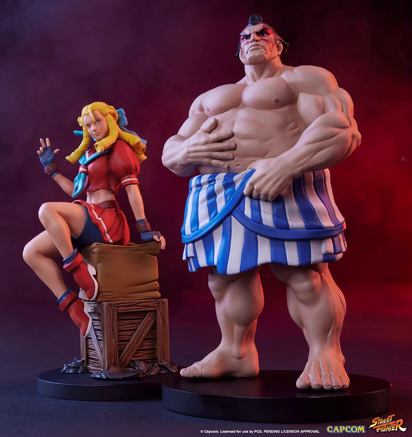 【Pre-sale】1/10 Scale Karin & Edmond Honda-Street Fighter-Sideshow Studio