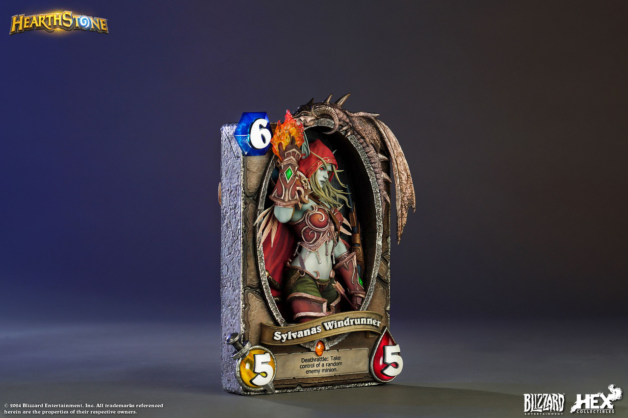 【Pre-sale】Sylvanas Windrunner 3D Art Frame-HearthStone: Heroes of Warcraft-Hex Collectibles Studio