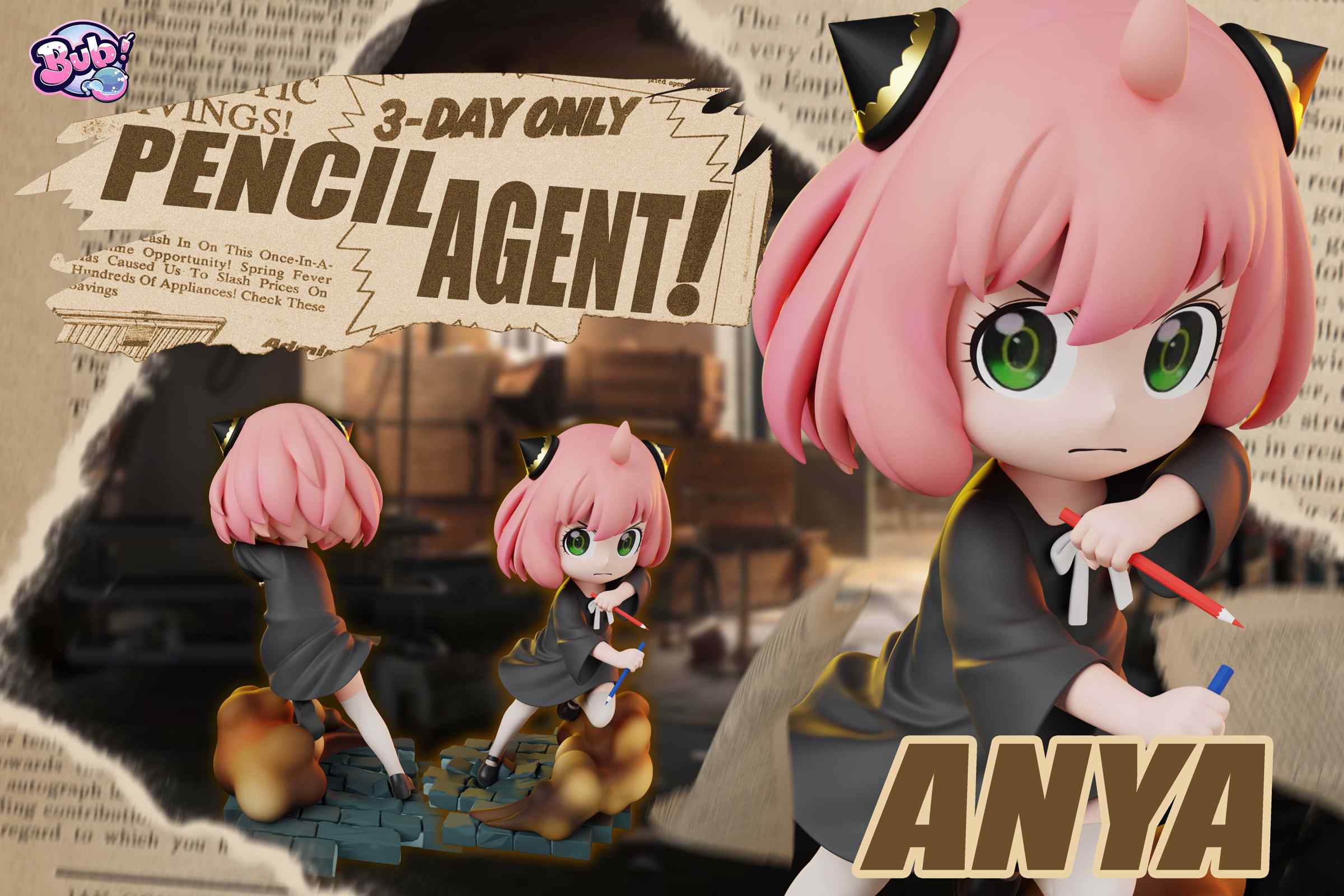 【Pre-sale】Fantasy Twins Anya Forger-BubbleX Studio