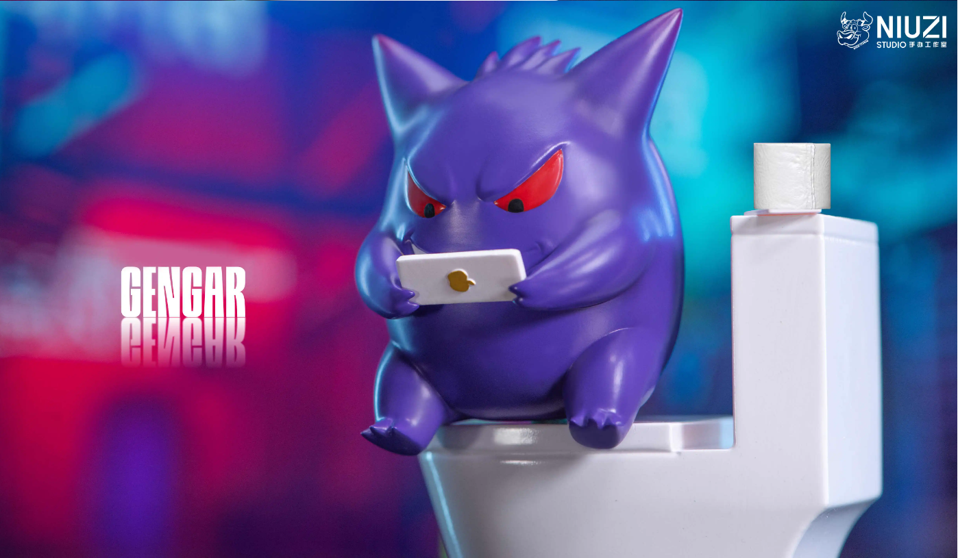 【Pre-sale】Closestool Gengar-Pokemon-NIUZI Studio