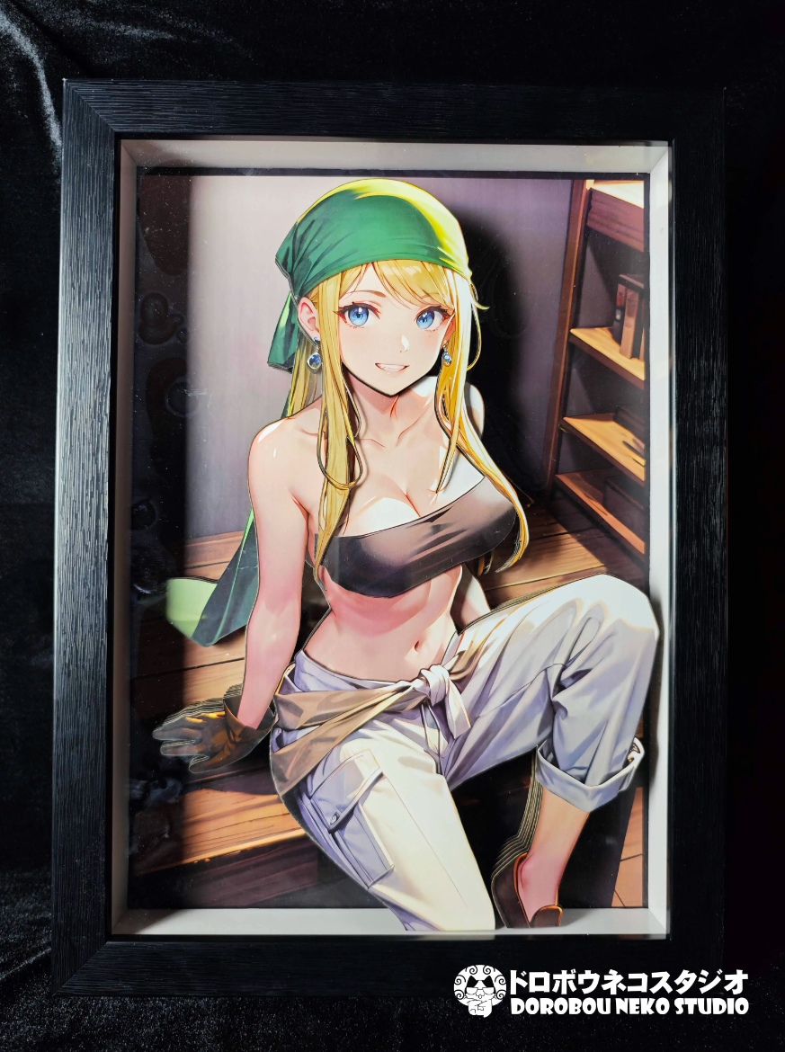 【In stock】DSMG-108 Decorative Painting of Winry Rockbell-Fullmetal Alchemist-Dorobou Neko Studio
