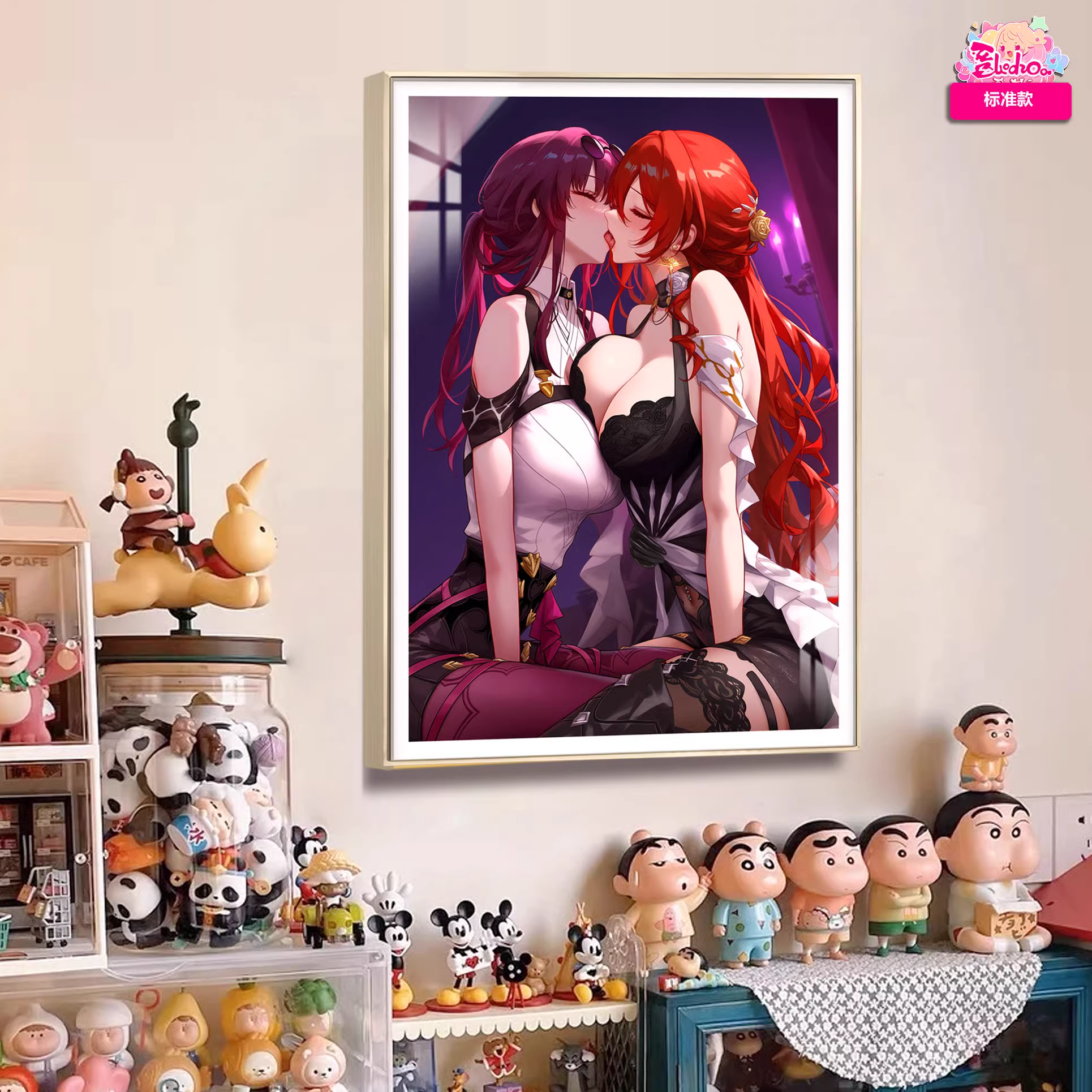 【In stock】Decorative Painting of Kafka & Murata Himeko-Honkai: Star Rail-AMiaoHuaShe Studio