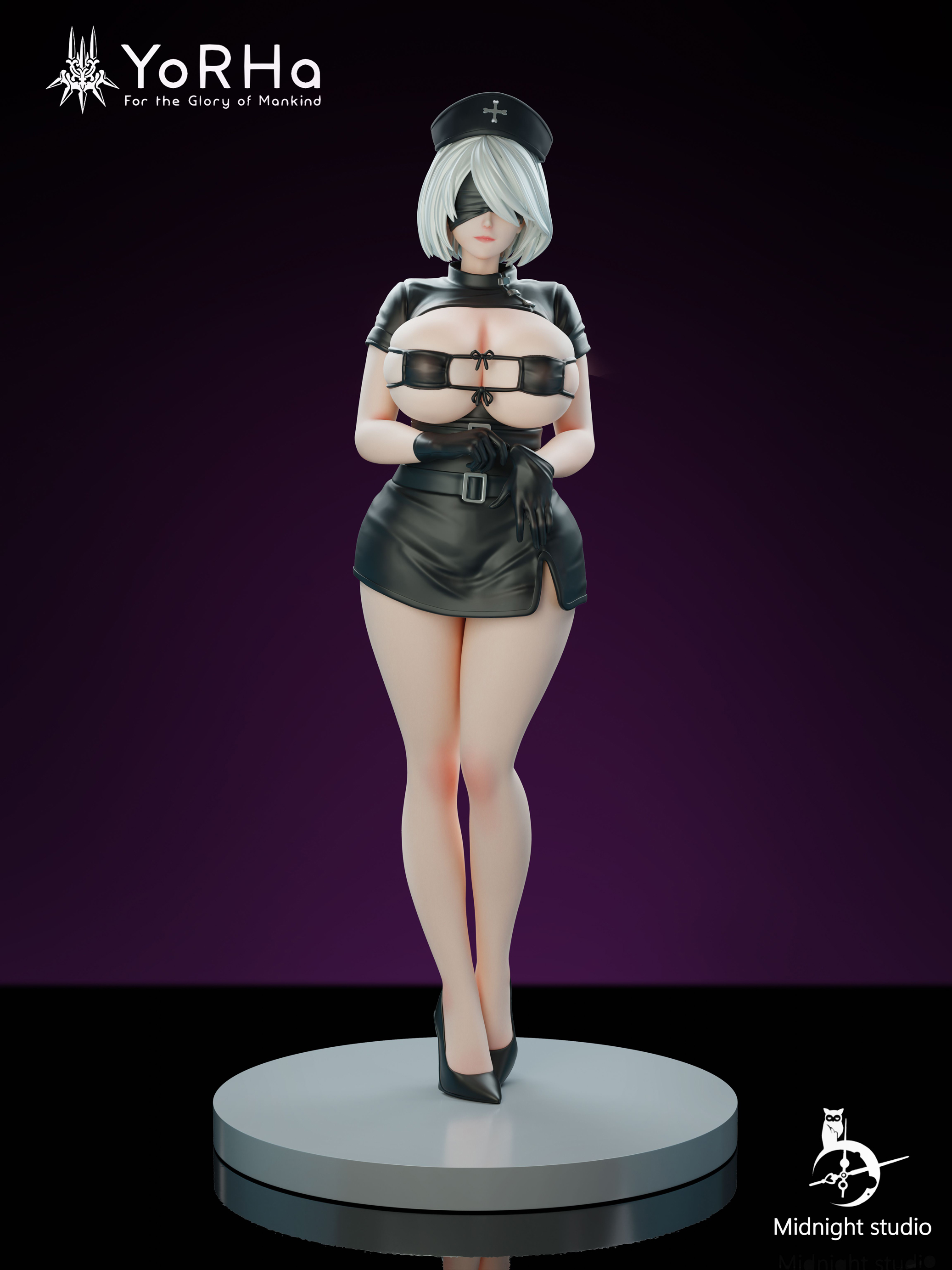 【Pre-sale】1/4 Scale Nurse Ver. YoRHa No.2 Type B-NieR:Automata-Midnight Studio