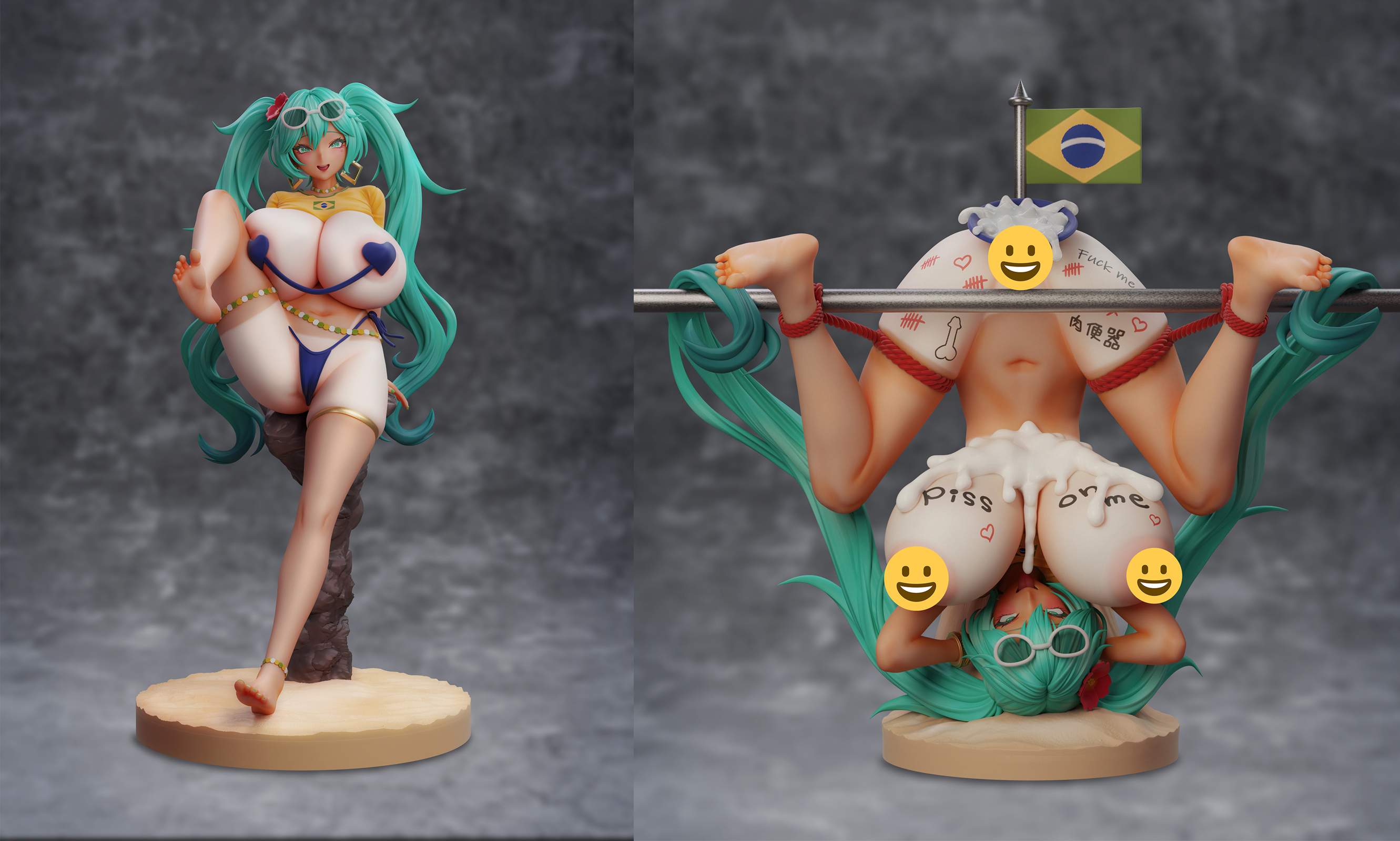 【Sold out】1/6 Scale Brazil Ver. Hatsune Miku–VOCALOID–Thistles and Thorns Studio
