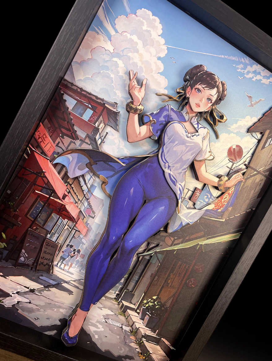 【In stock】Decorative Painting of ChunLi-Street Fighter(SF)-MOMO Studio