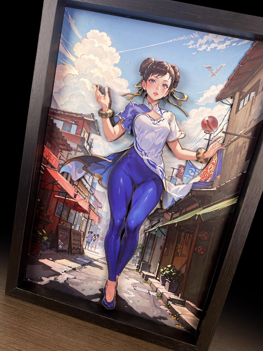 【In stock】Decorative Painting of ChunLi-Street Fighter(SF)-MOMO Studio