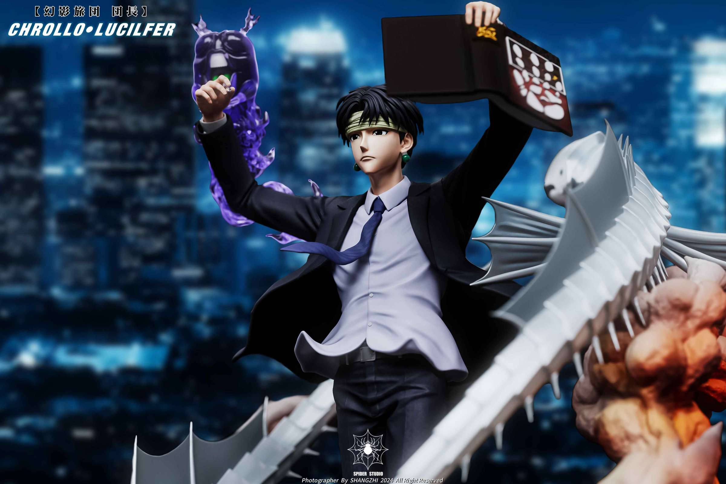 【Sold out】1/6 & 1/4 Scale Chrollo Lucilfer–HUNTER X HUNTER–Spider Studio