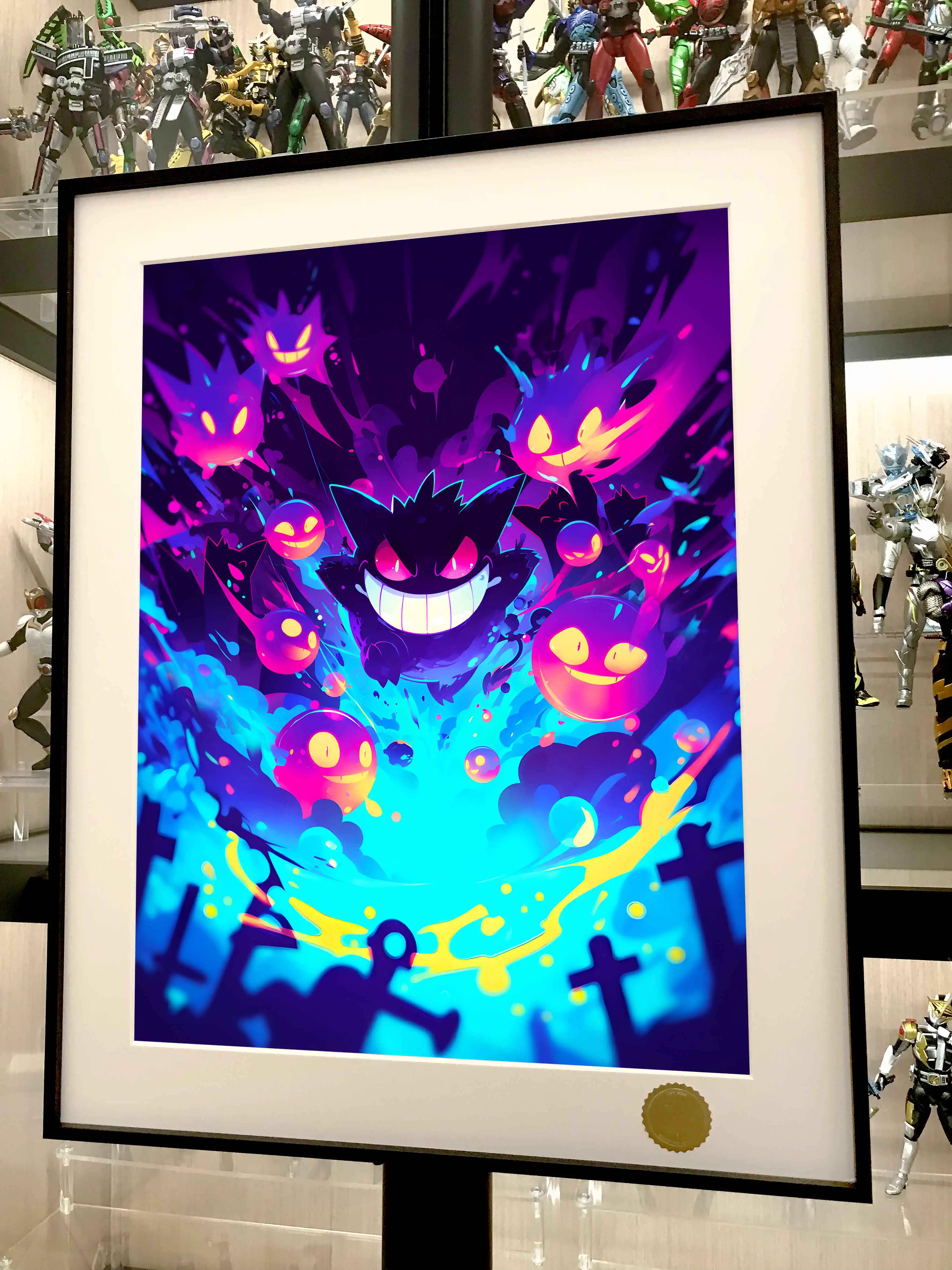 【Pre-sale】Decorative Painting of Pikachu & Gengar-Pokemon-XingKong Studio
