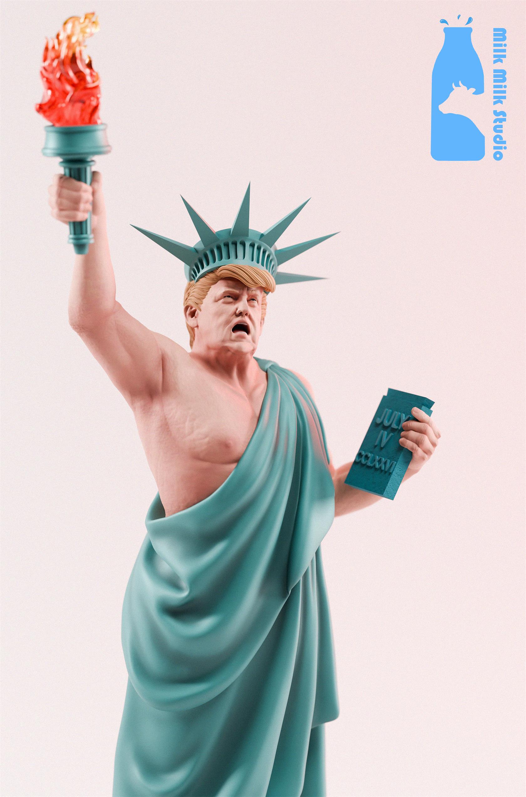 【Pre-sale】1/10 Scale Trump-Other series-Milk Milk Studio