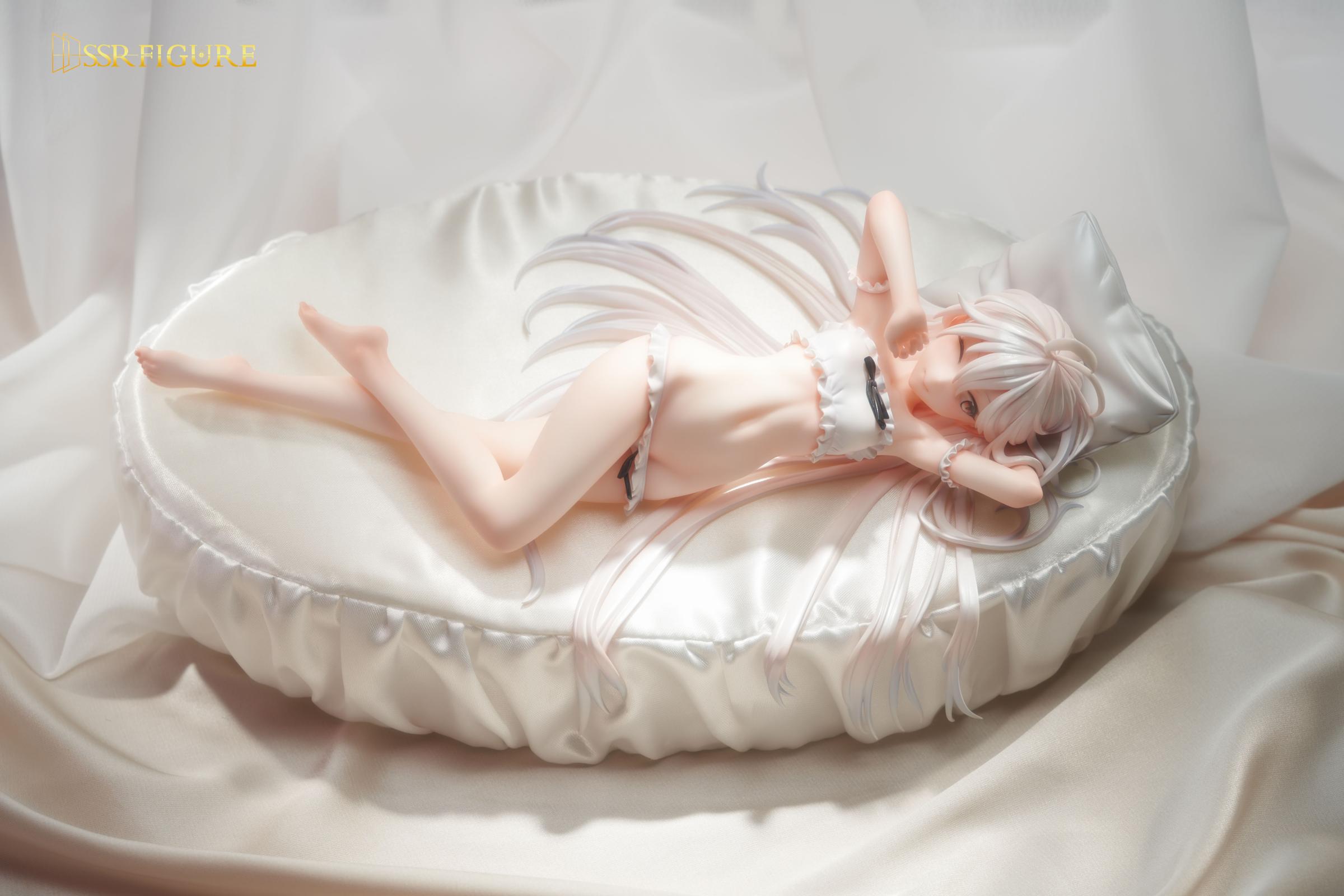 【Pre-sale】1/7 Scale Wake Up White Hair Girl–Original Design–SSR Figure