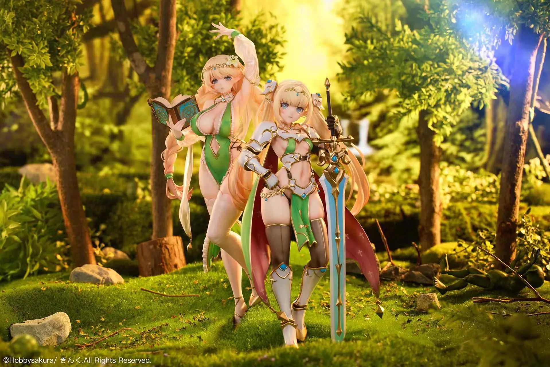 【Pre-sale】1/6 Scale Elf Warrior Myciel & Elf Mage Fenniel-Original Design-Hobby Sakura Studio