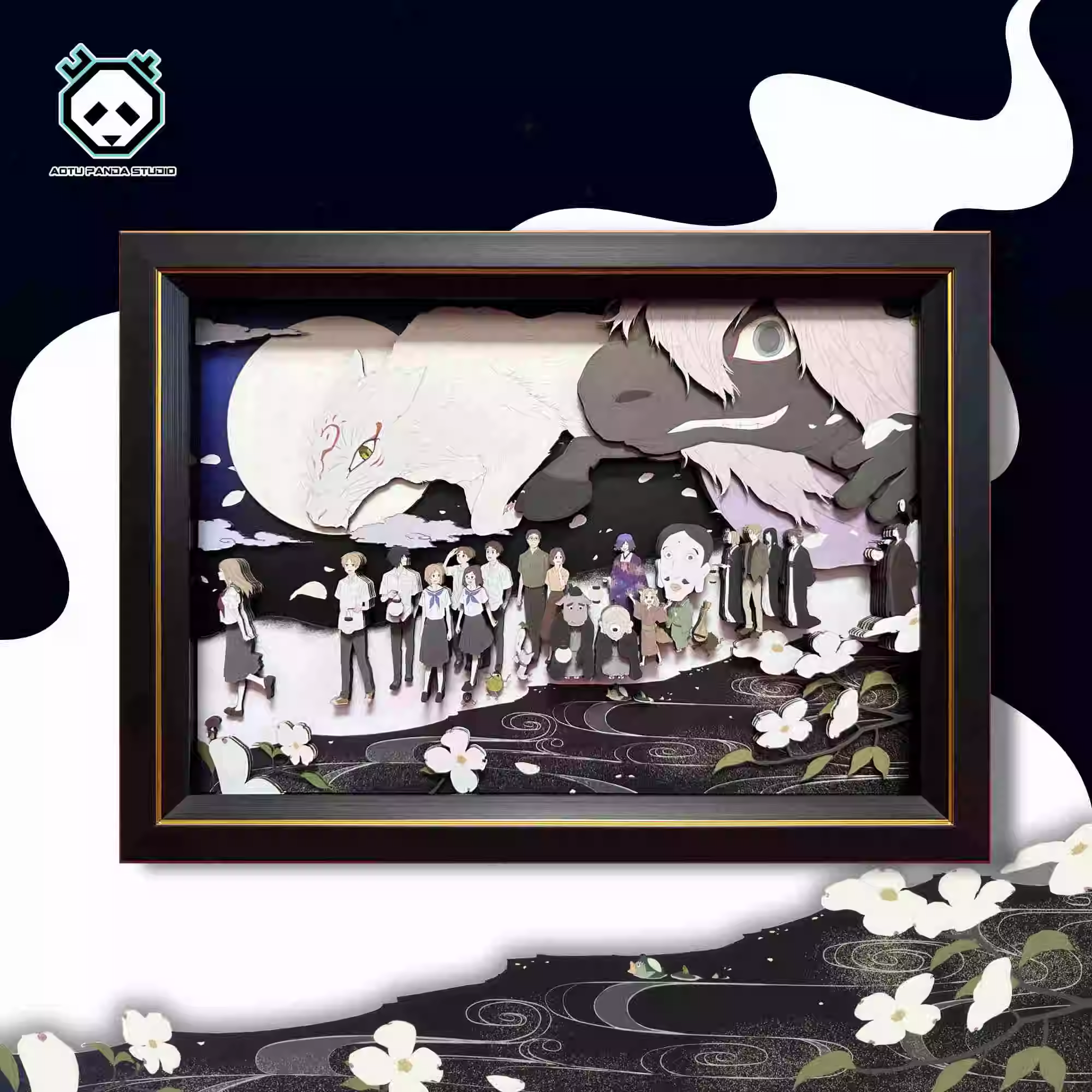 【In stock】Decorative Painting of 15th Anniversary Commemoration of Natsume's Book of Friends-Aotu Panda