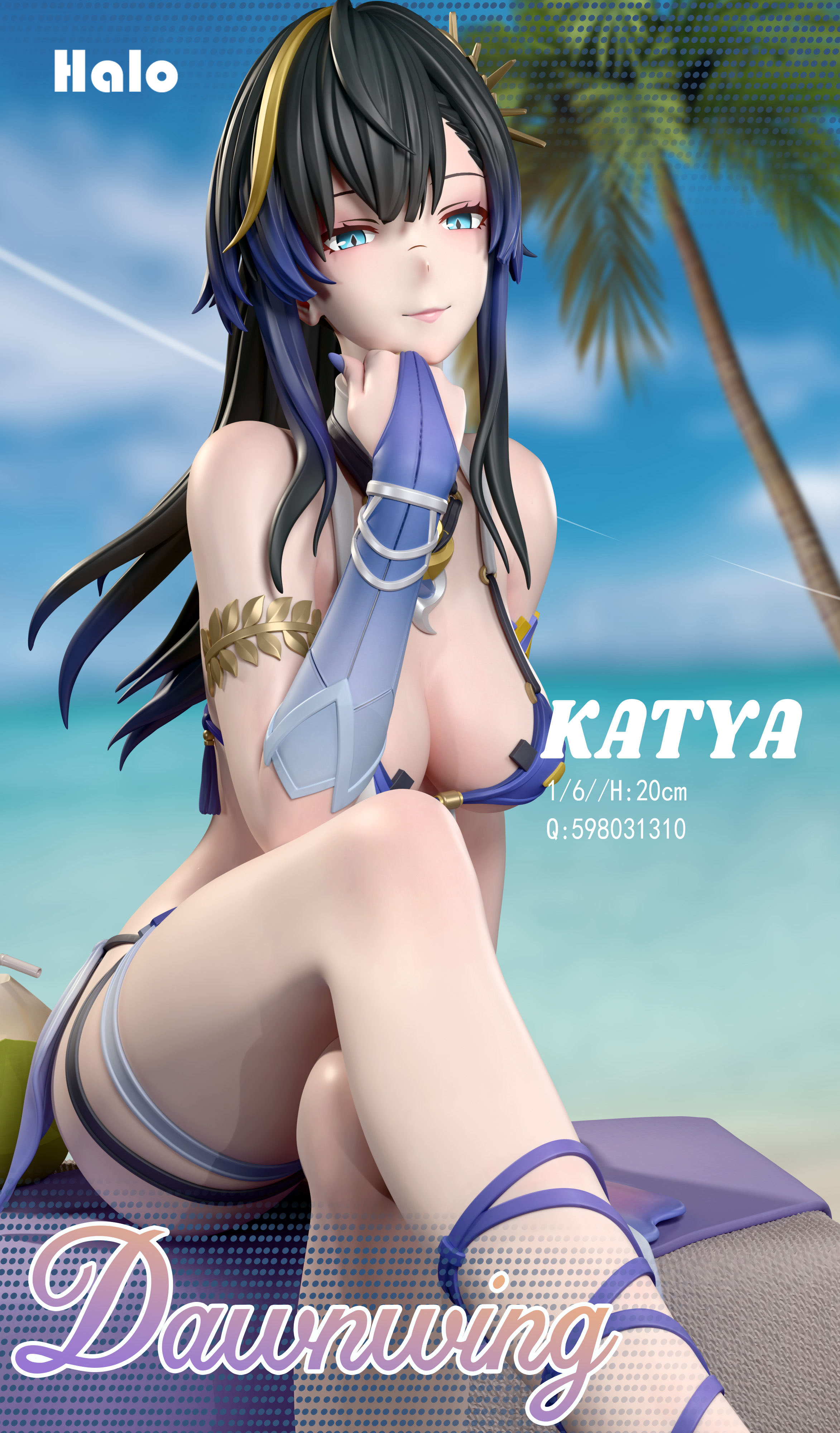 【Pre-sale】1/6 Scale Katya-Project Snow、snowbreak: Containment Zone-Halo studio