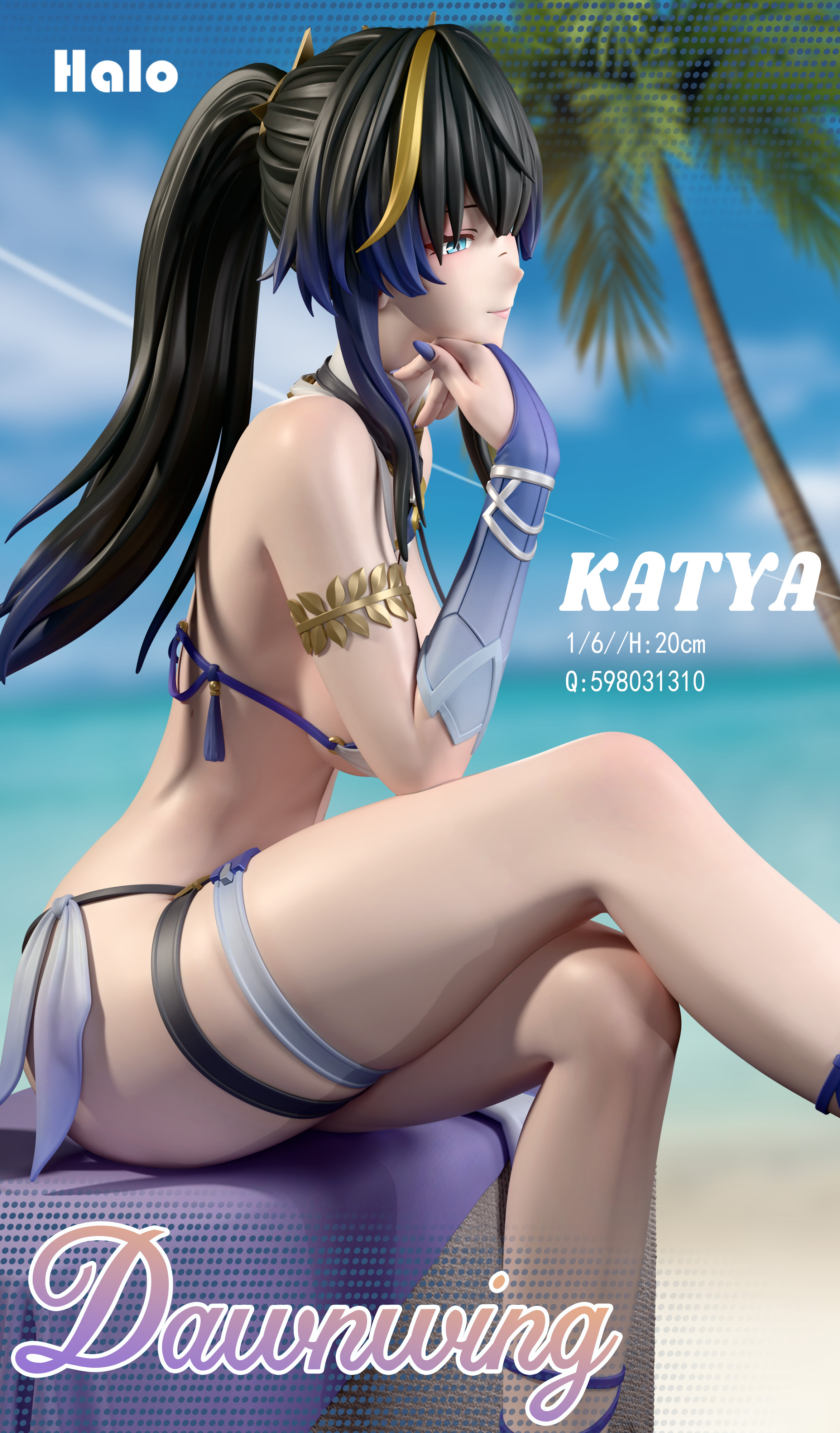 【Pre-sale】1/6 Scale Katya-Project Snow、snowbreak: Containment Zone-Halo studio