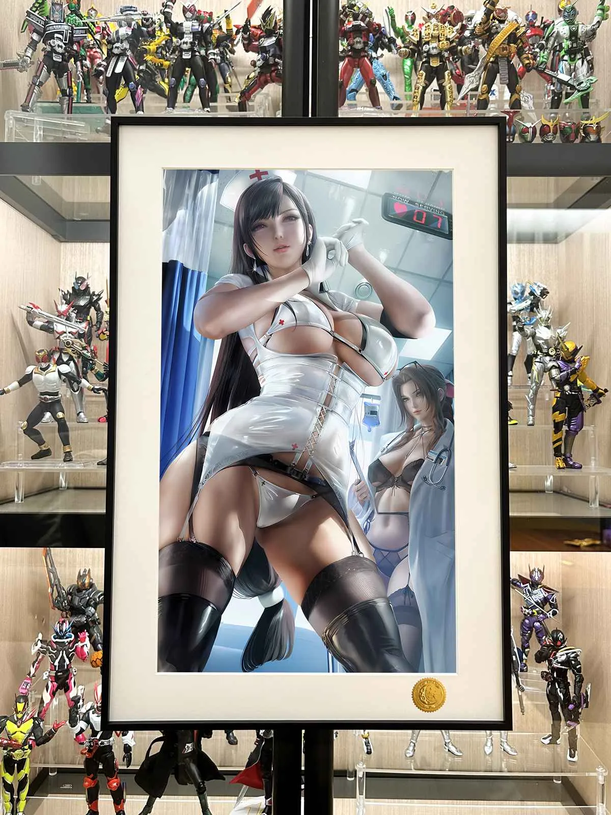 【Pre-sale】Decorative Painting of Nurse Ver. Tifa Lockhart & Aerith Gainsborough-(FF7) Final Fantasy VII-XingKong Studio