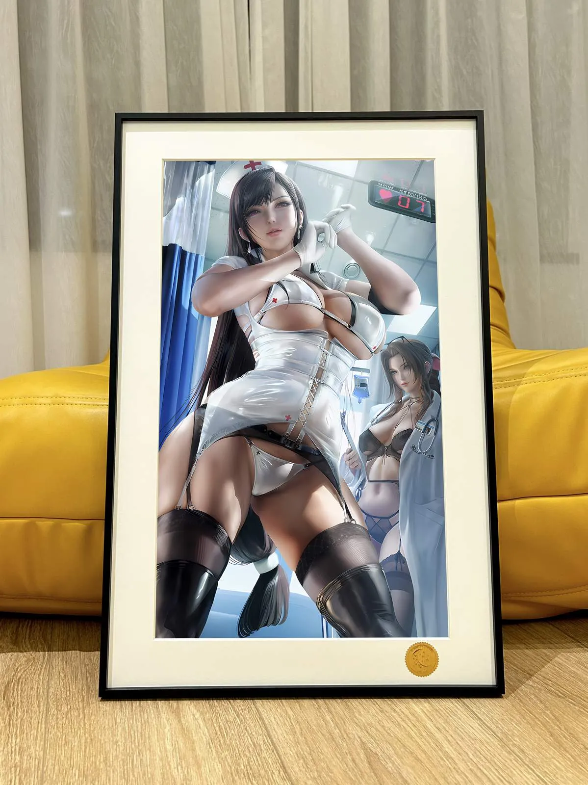 【Pre-sale】Decorative Painting of Nurse Ver. Tifa Lockhart & Aerith Gainsborough-(FF7) Final Fantasy VII-XingKong Studio