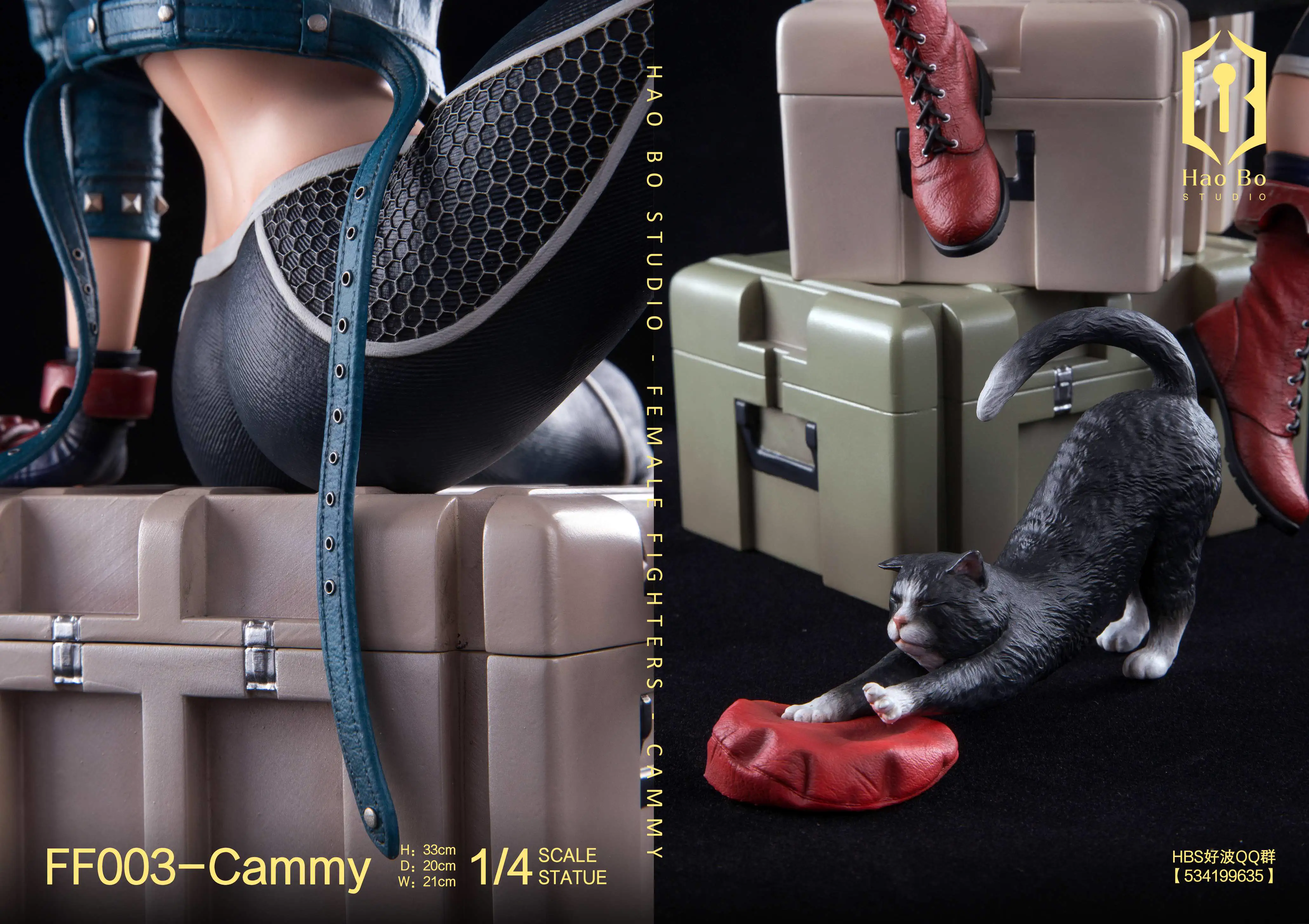 【Sold out】1/4 Scale FF003 Cammy-Street Fighter 6-HaoBo Studio