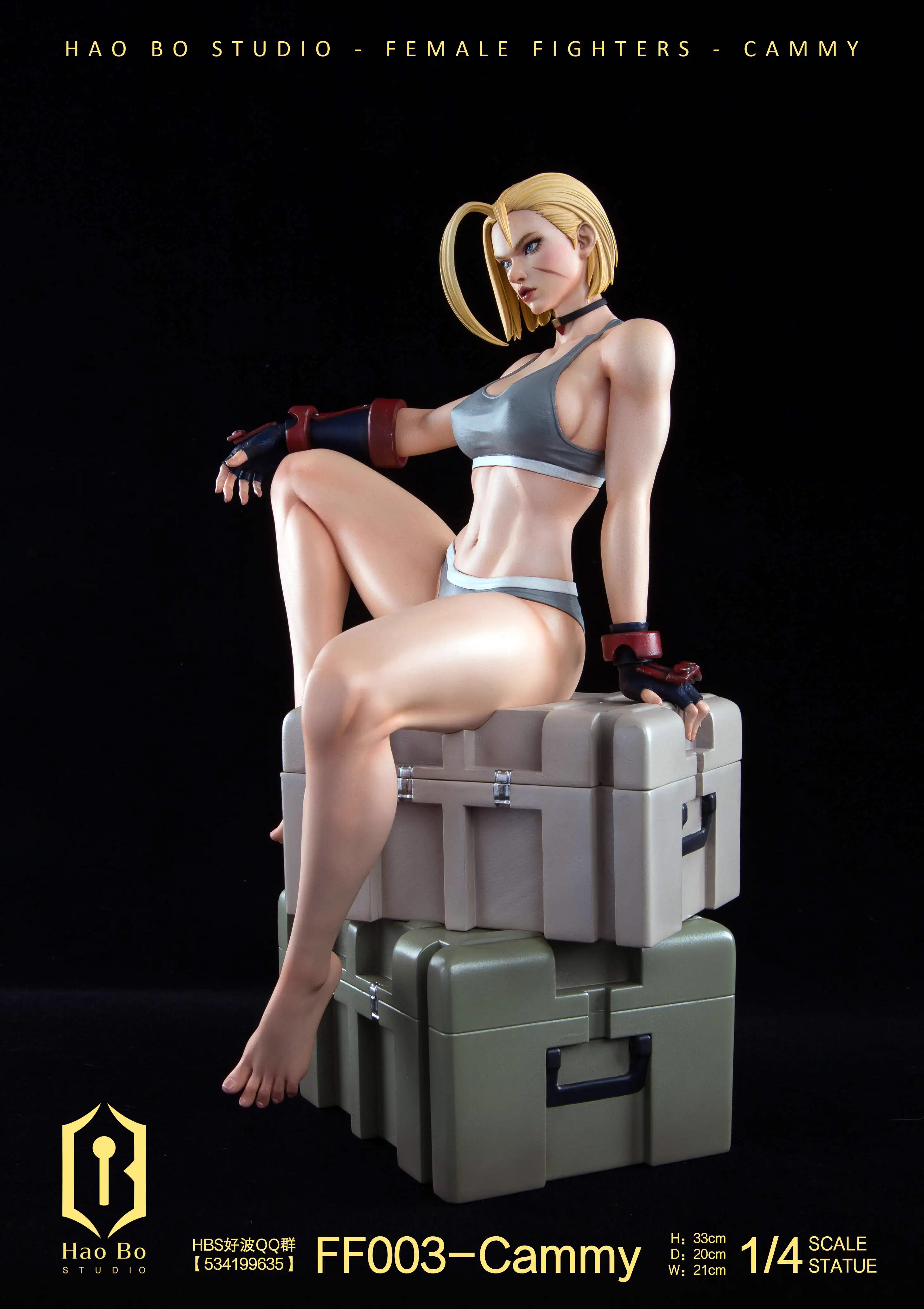 【Sold out】1/4 Scale FF003 Cammy-Street Fighter 6-HaoBo Studio
