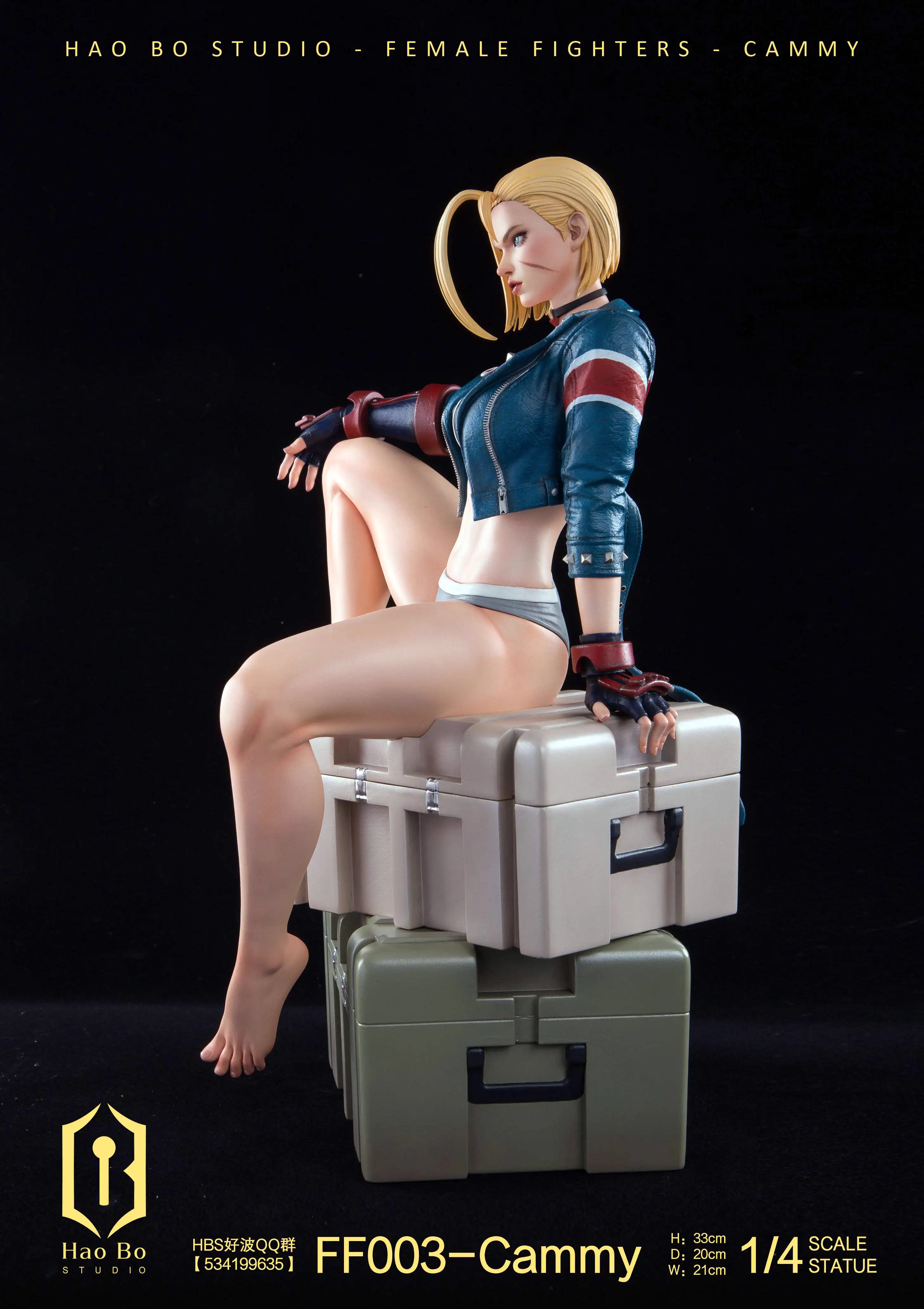 【Sold out】1/4 Scale FF003 Cammy-Street Fighter 6-HaoBo Studio