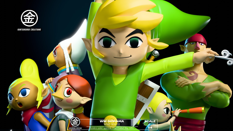 【Pre-sale】1/4 Scale Wind Waker Diorama-The Legend of Zelda-Kintsukuroi Creations Studio