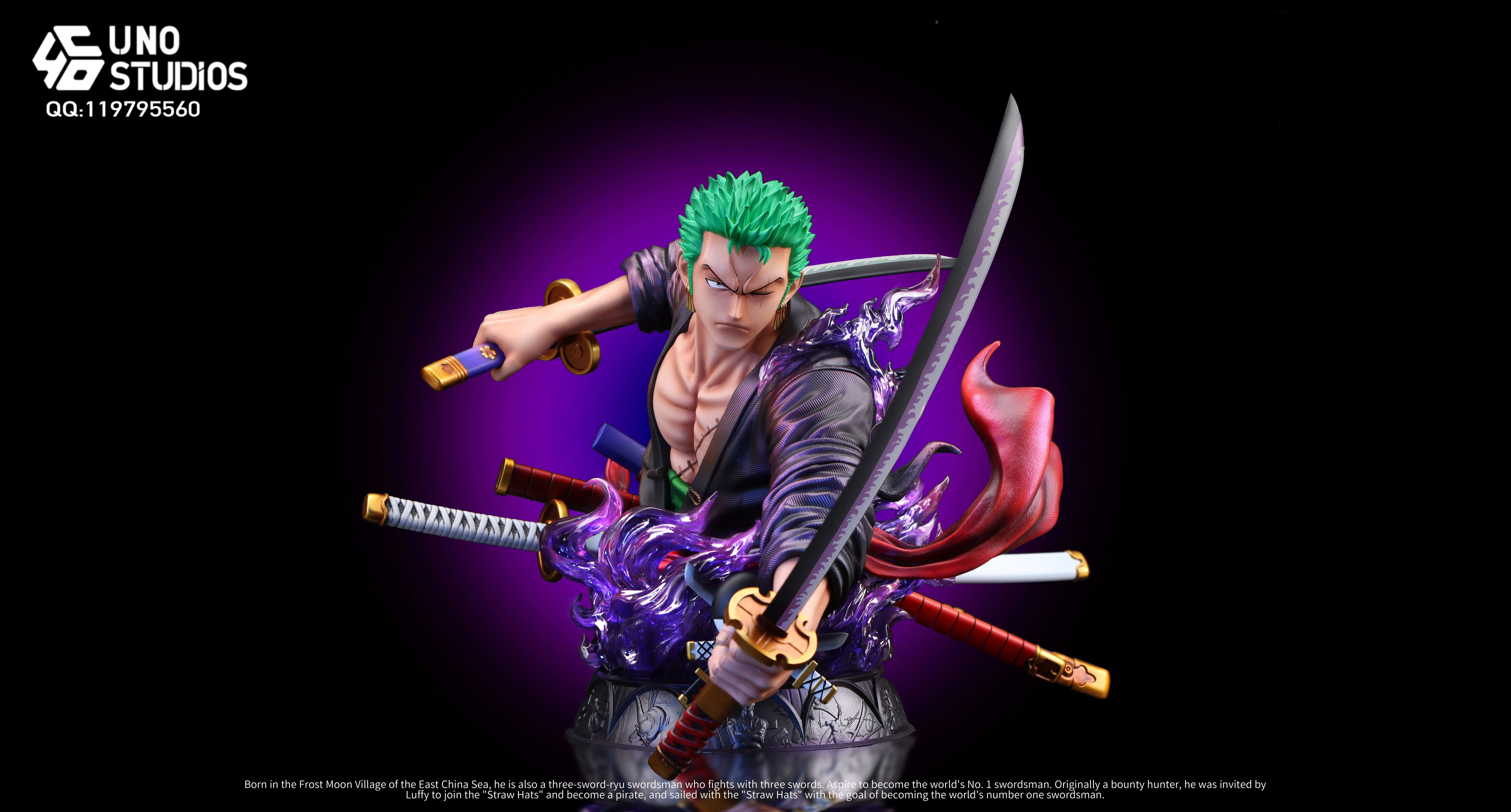 【Pre-sale】1/4 Scale Bust of Zoro-UNO Studio