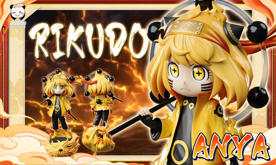 【Sold out】Anya cos Six Paths Senjutsu Uzumaki Naruto-ZH Studio