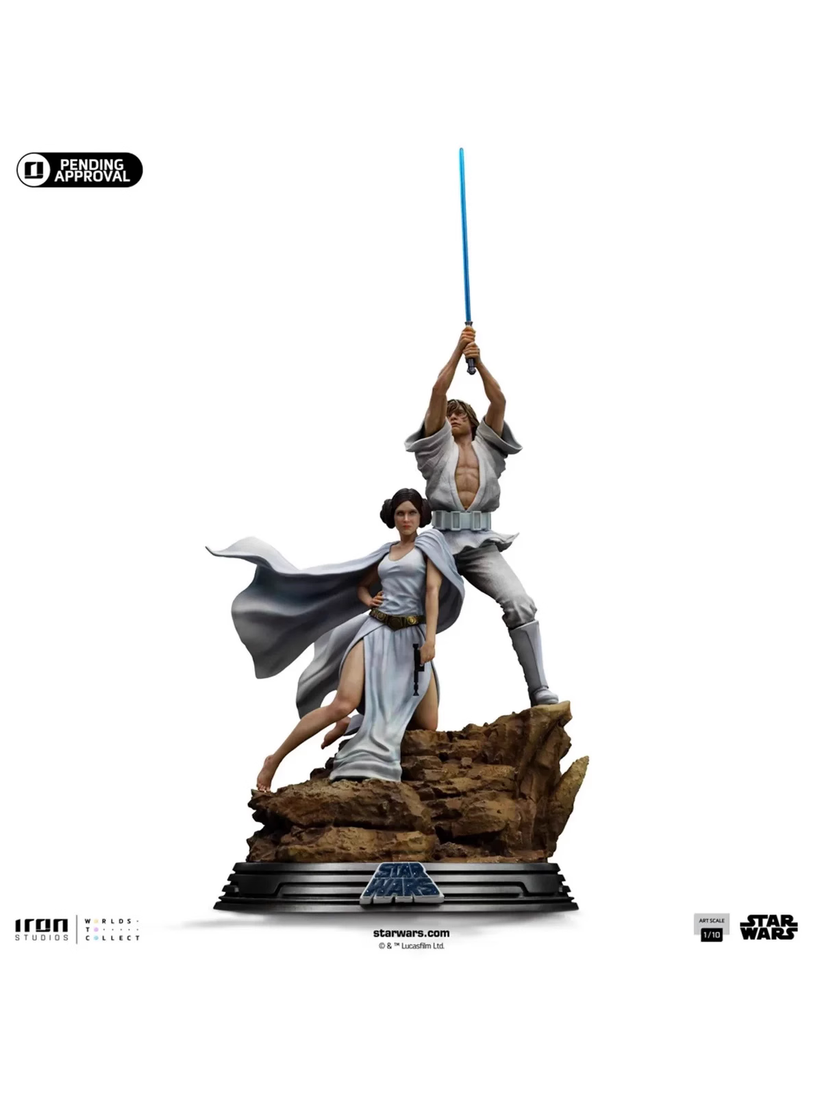 【Pre-sale】1/10 Scale Luc & Leia-Star Wars-Iron Studios