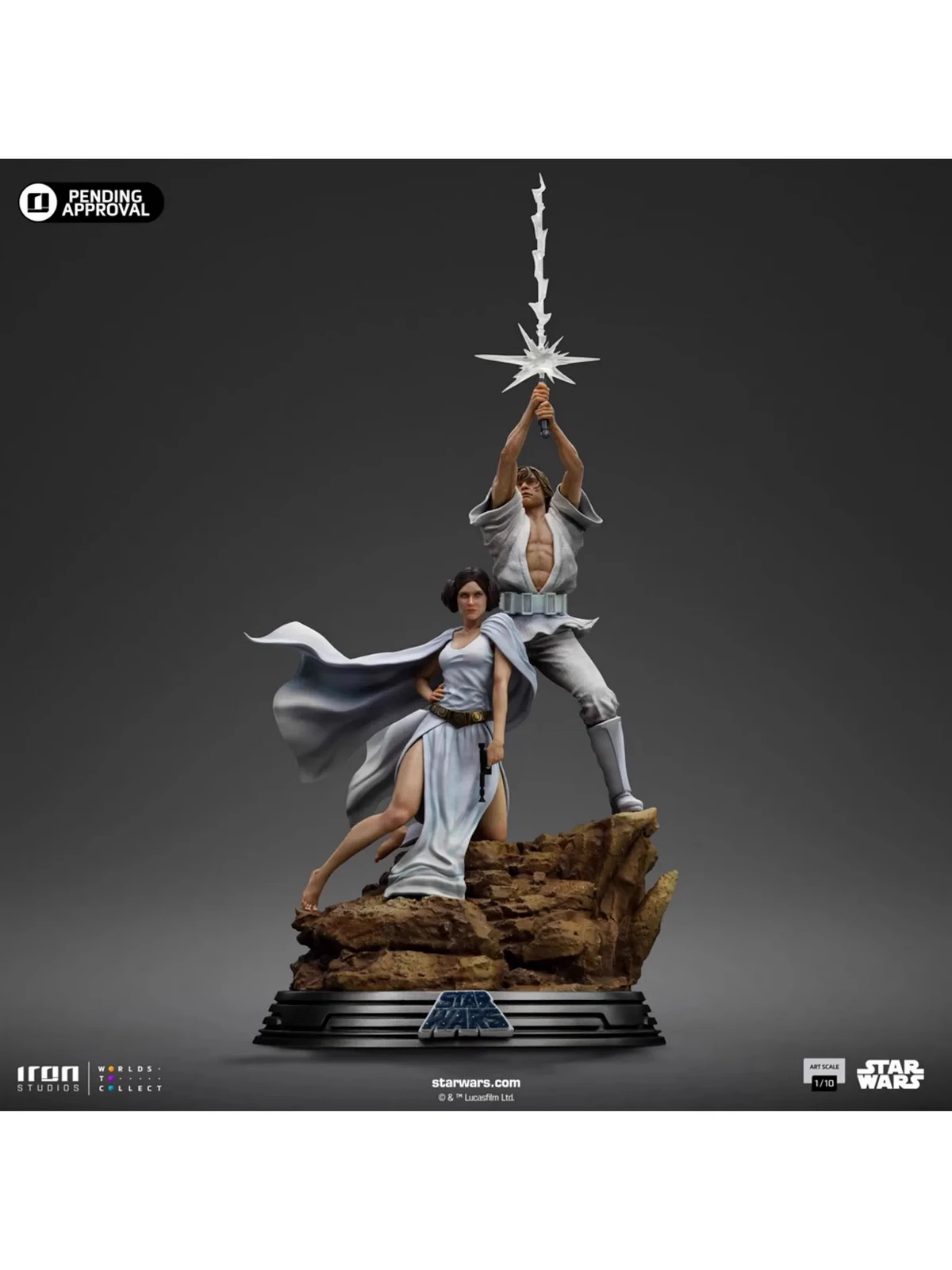 【Pre-sale】1/10 Scale Luc & Leia-Star Wars-Iron Studios
