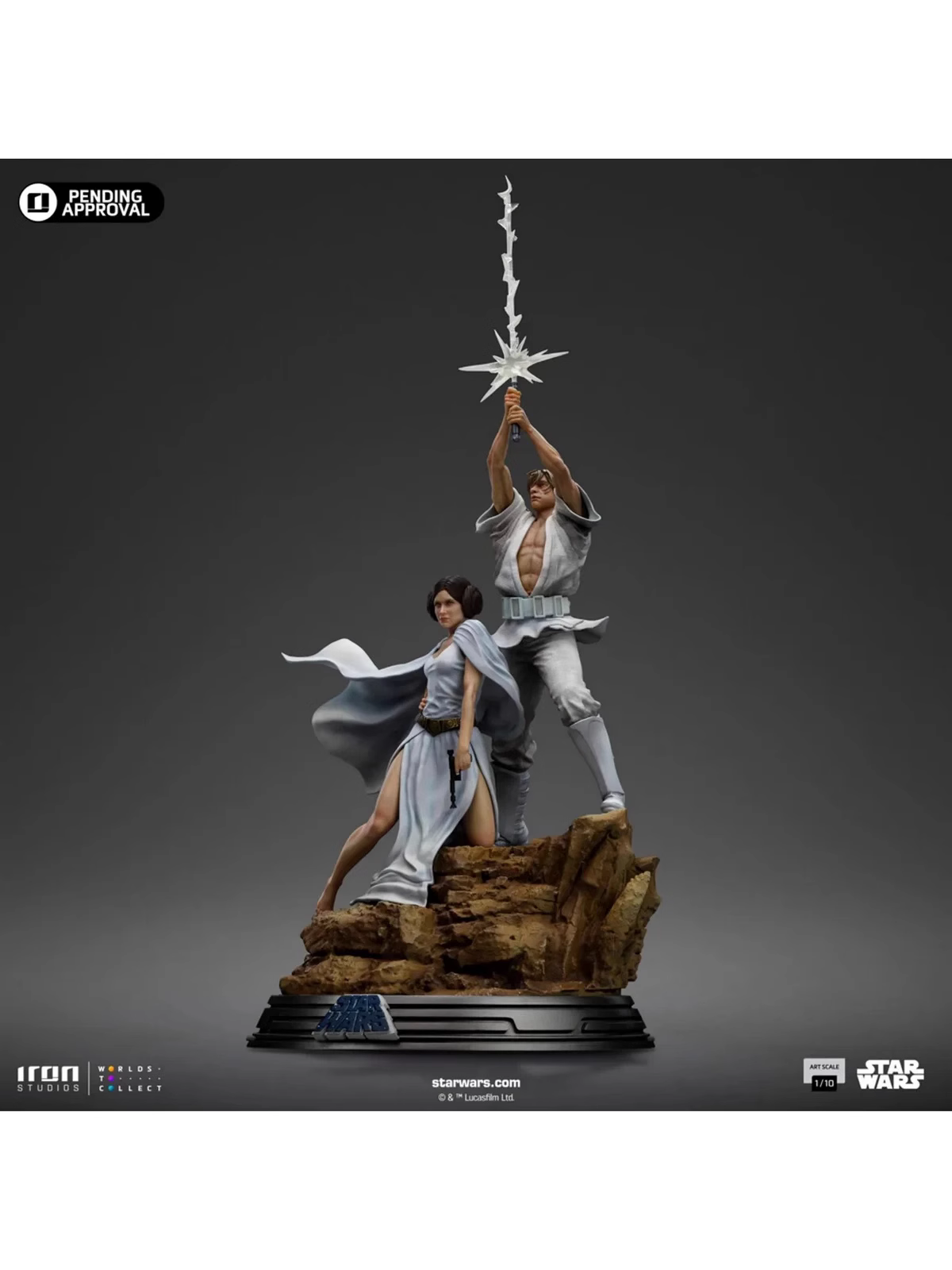 【Pre-sale】1/10 Scale Luc & Leia-Star Wars-Iron Studios