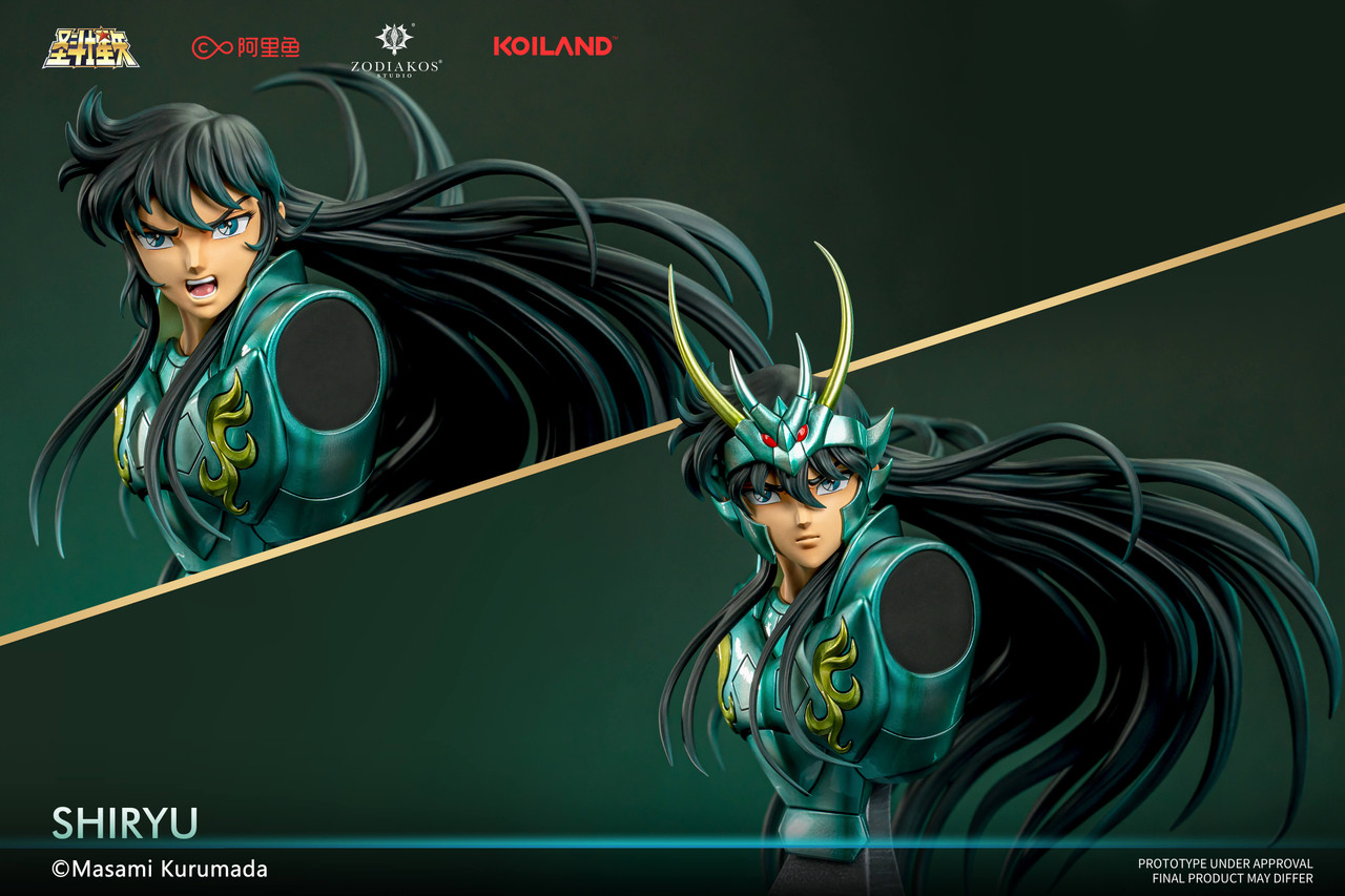 【Pre-sale】1/6 Scale God cloth Shiryu Licensed with LED-Saint Seiya-Zodiakos Studio