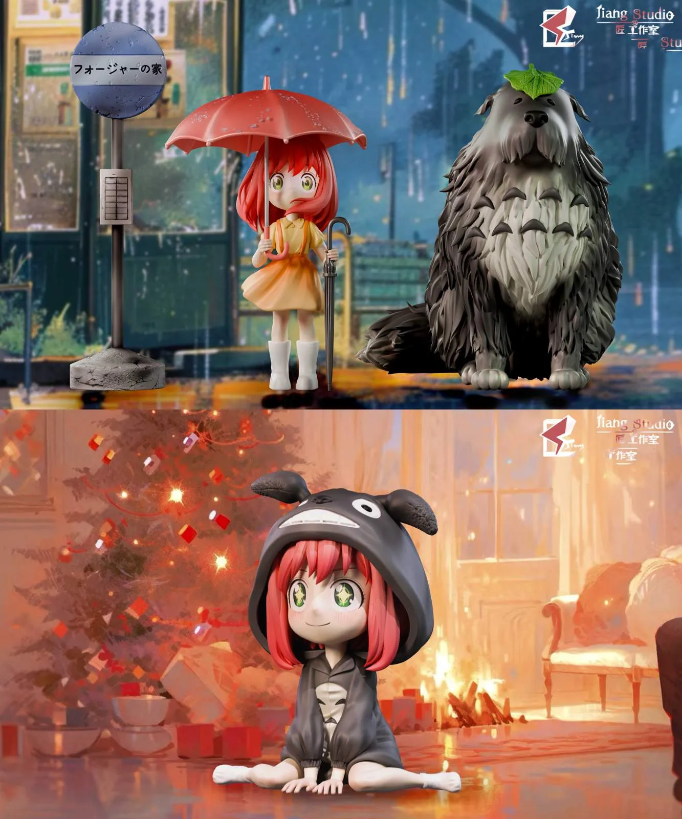 【Pre-sale】1/6 Scale Anya Forger Meet Totoro Bond & Totoro Pajamas Anya Forger-Jiang Studios