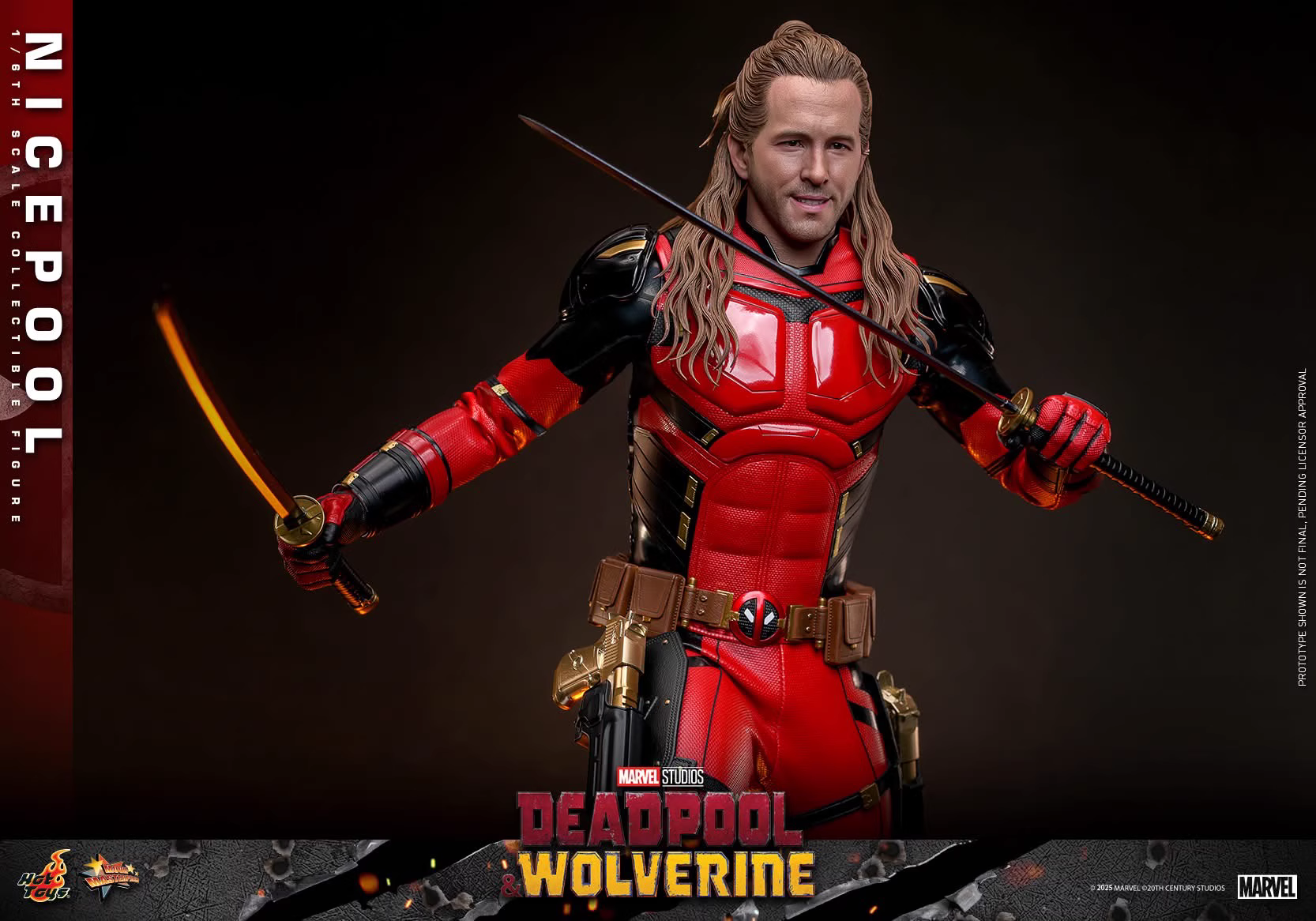 【Pre-sale】1/6 Scale Ryan Reynolds-Deadpool & Wolverine-Hot Toys Studio