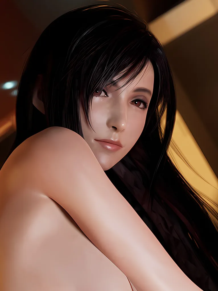 【Pre-sale】Decorative Painting of Sofa Ver. Tifa Lockhart-(FF7) Final Fantasy VII-XingKong Studio