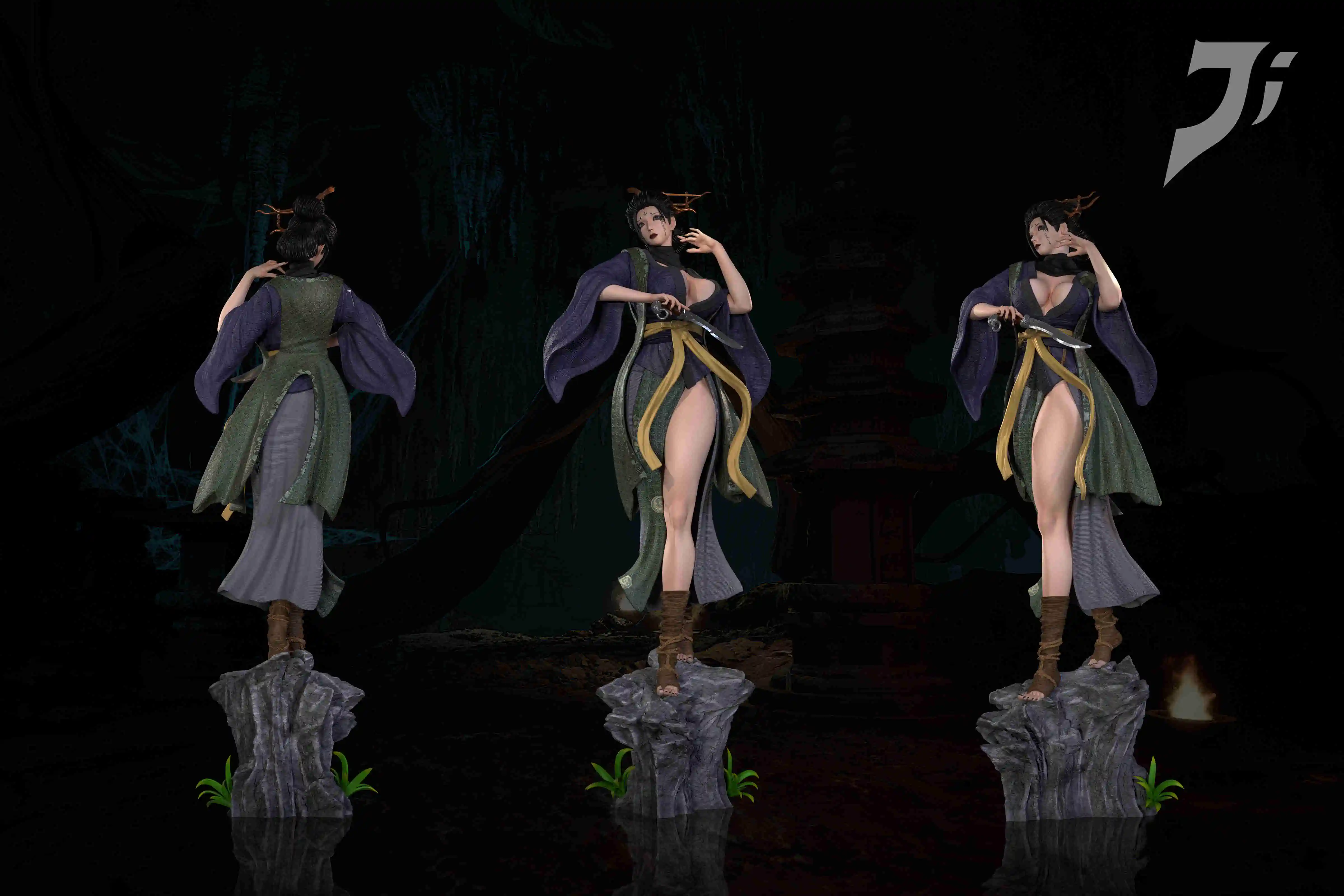 【Pre-sale】1/4 Scale SiMei-Black Myth: Wukong-Ji Studio