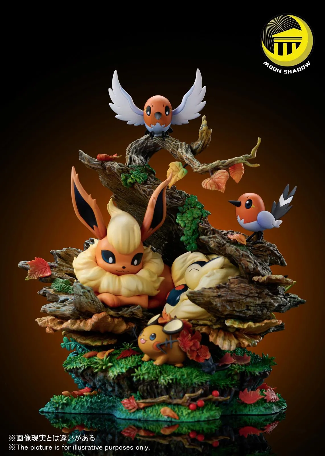 【Pre-sale】Natural Series Flareon & Cyndaquil & Dedenne & Fletchling-Pokemon-Moon Shadow Studios