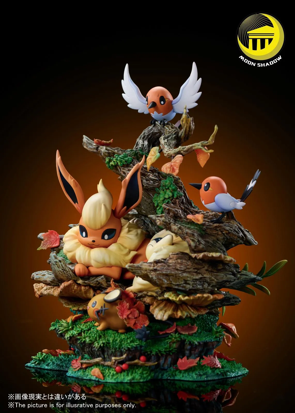 【Pre-sale】Natural Series Flareon & Cyndaquil & Dedenne & Fletchling-Pokemon-Moon Shadow Studios