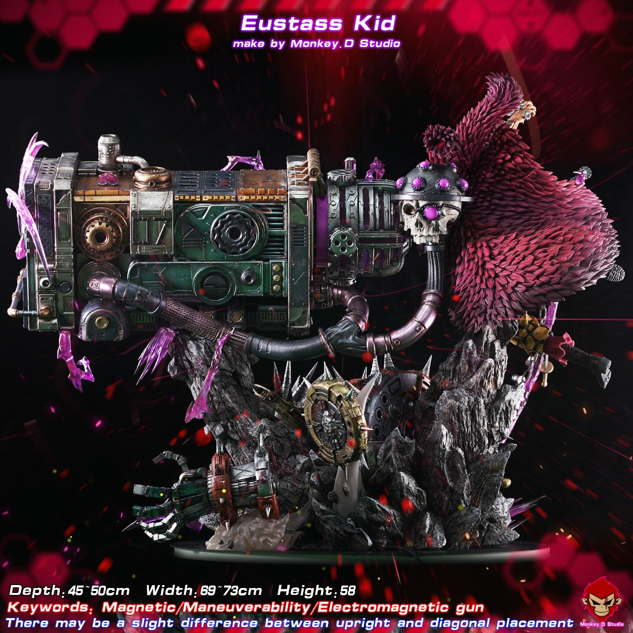 【Pre-sale】1/6 Scale EUSTASS KID with LED-Monkey D Studio