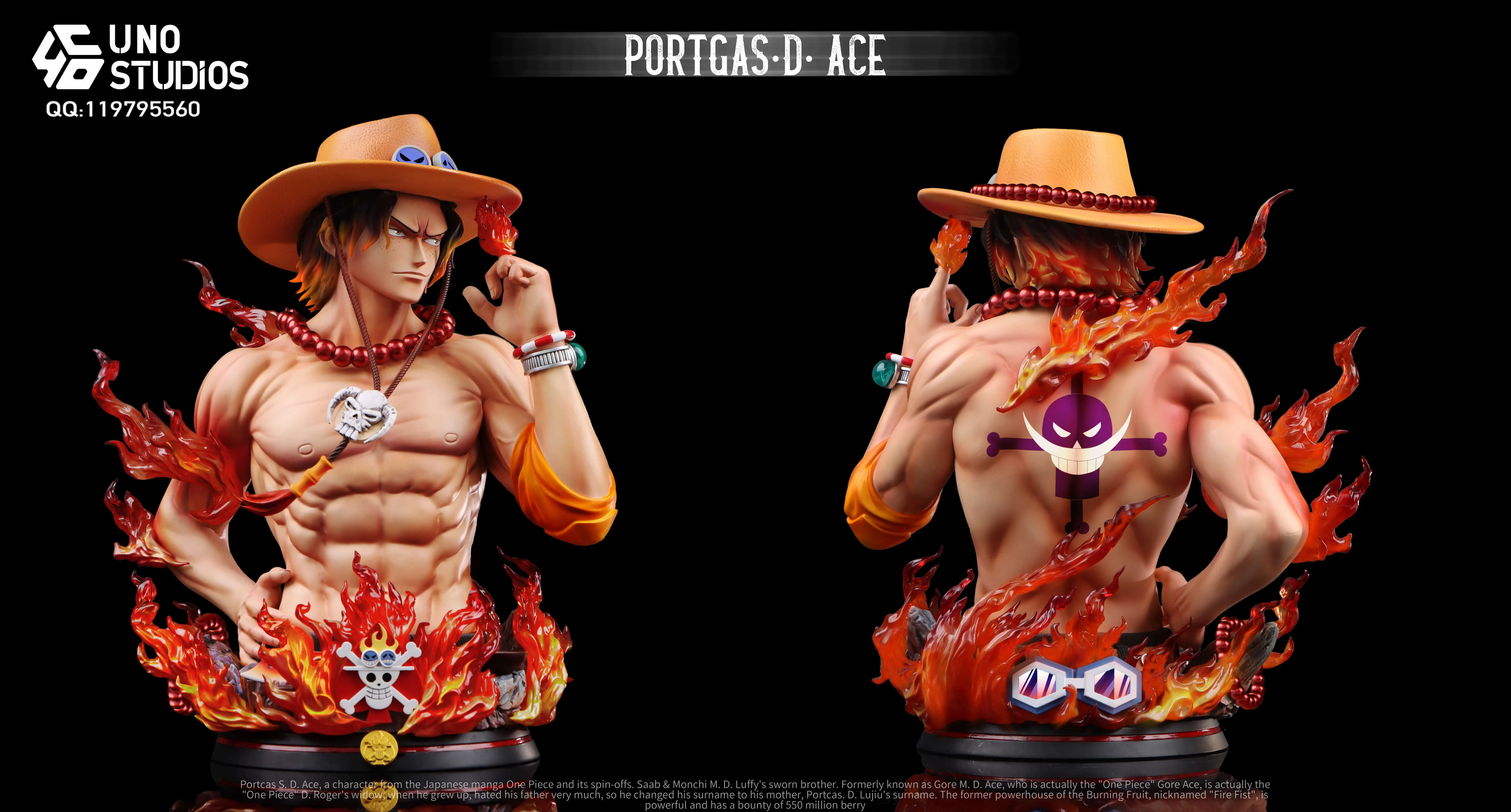 【Pre-sale】1/4 Scale Bust of Ace-UNO Studio