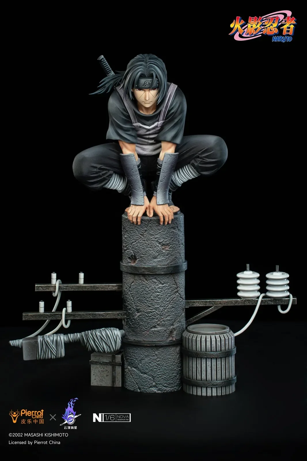 【Sold out】1/6 Scale Nova Series Licensed Anbu Itachi Uchiha with LED-Pickstar Studio