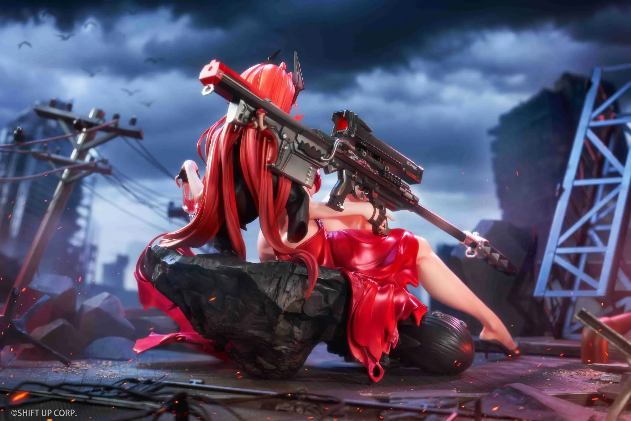 【Pre-sale closed】1/4 Scale Nonsense Red Ver. Red Hood-Goddess of Victory: Nikke-Hobby Sakura Studio