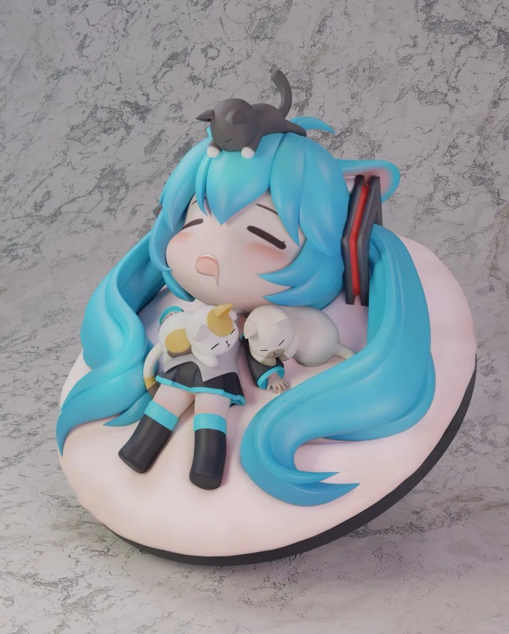 【Pre-sale】Chibi Ver. Cat Hatsune Miku-VOCALOID-ChaoShe Studio