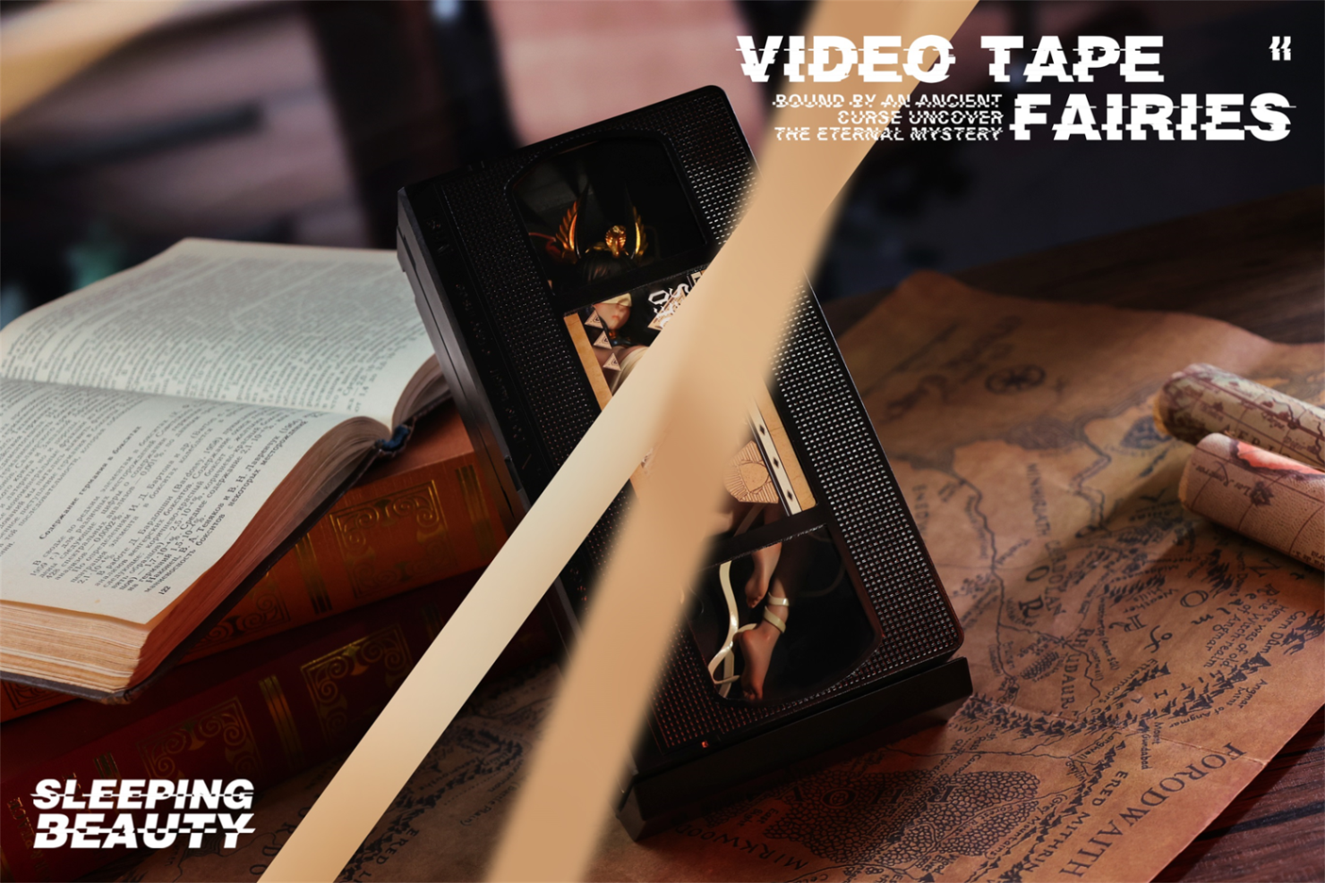 【Pre-sale】Sleeping Beauty Video Tape Fairies Memory Reel & Golden Deity-Original Design-WeArtDoing Studio