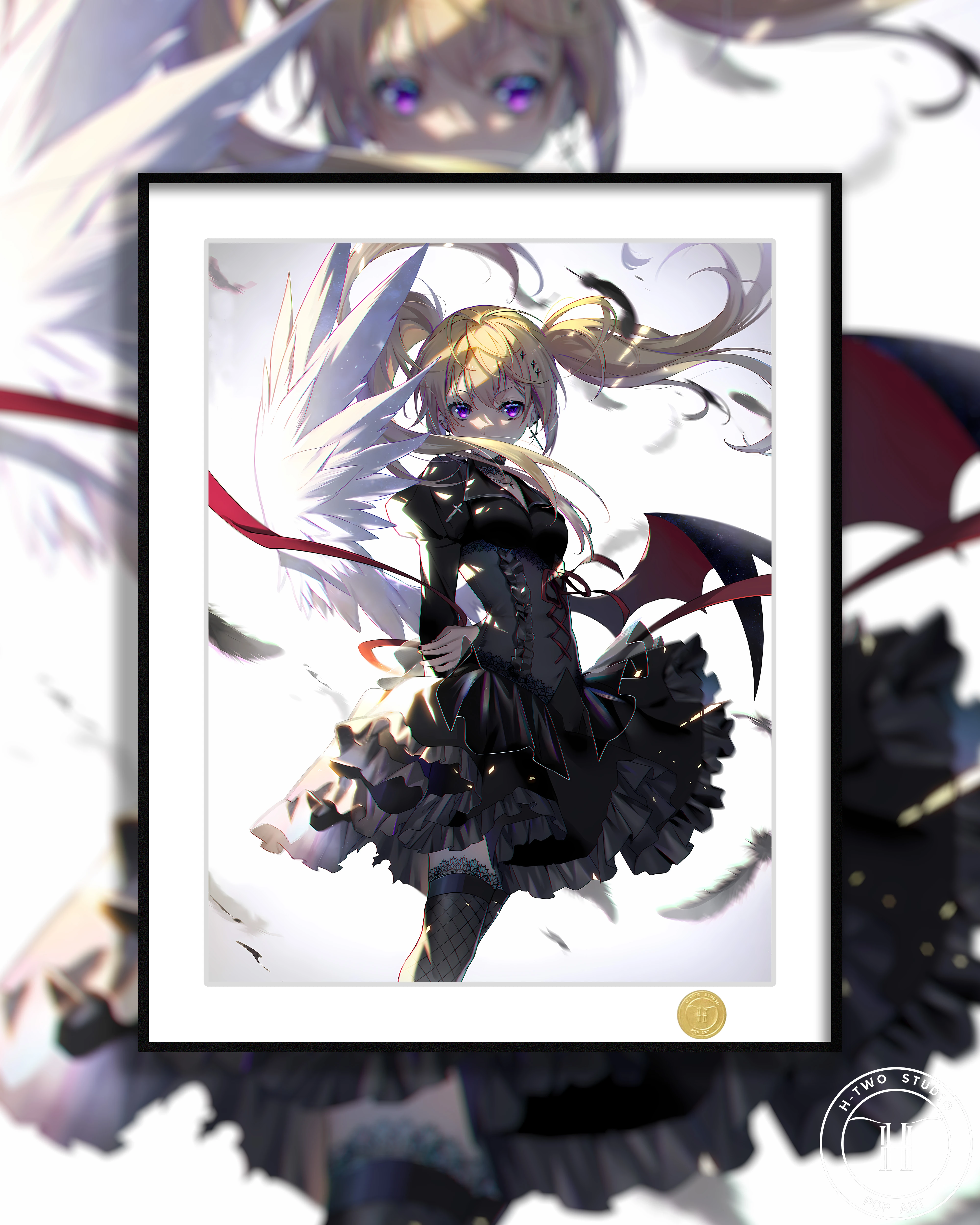 【Pre-sale】Decorative Painting of Tsukiyomi Ikuto & Hinamori Amu-Shugo Chara-H2 Studio