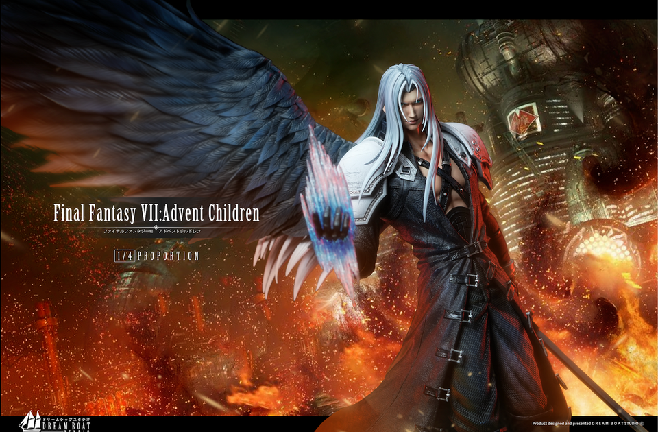 【Pre-sale】1/4 Scale Sephiroth-(FF7) Final Fantasy-Dream Boat Studio