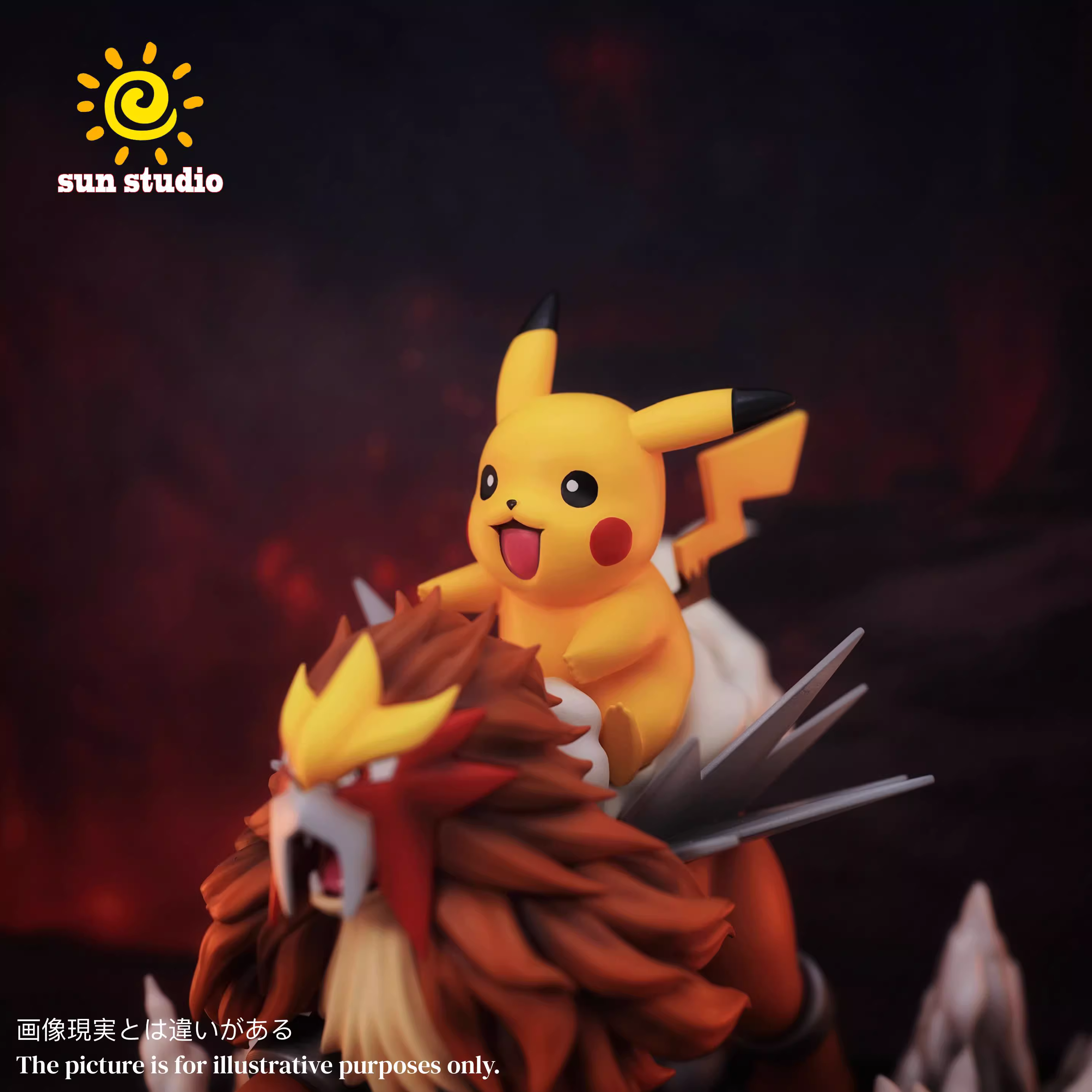 【Pre-sale】Pikachu with Entei-Pokemon-SUN studio