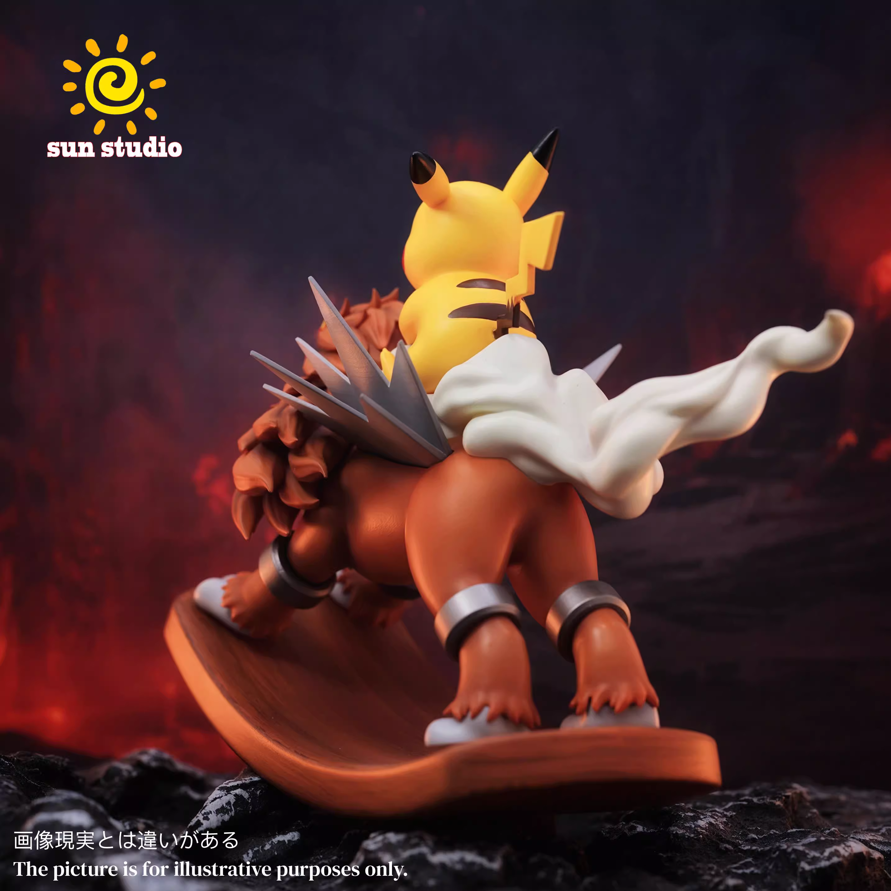 【Pre-sale】Pikachu with Entei-Pokemon-SUN studio