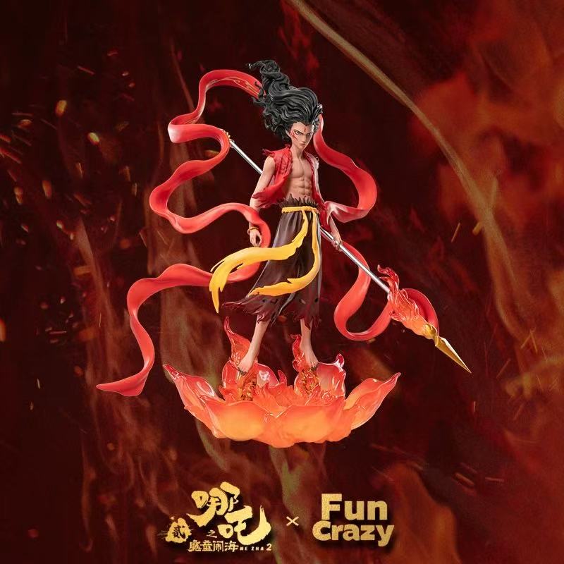 【Sold out】Nezha, Aoguang, Aobing & Taiyizhenren-Nezha: Demon Child Conquers the Sea-Fun Crazy Studio