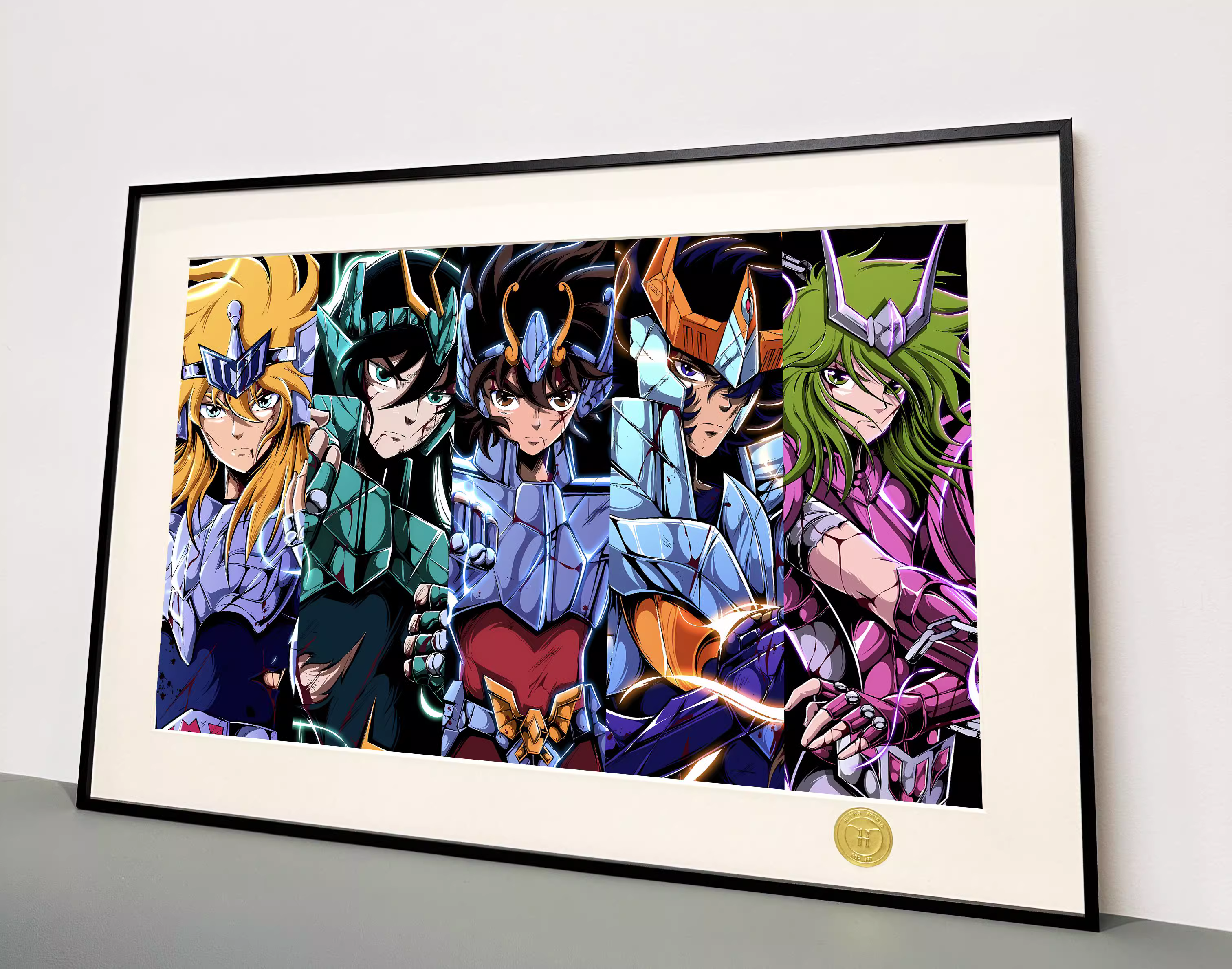 【Pre-sale】Decorative Painting of Five Characters-Saint Seiya-H2 Studio
