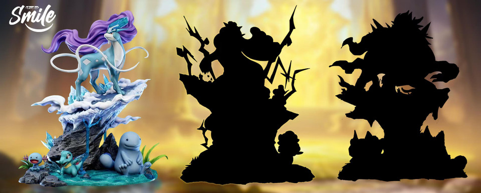 【Last one】1/20 Scale Suicune-Pokemon-Smile Studio