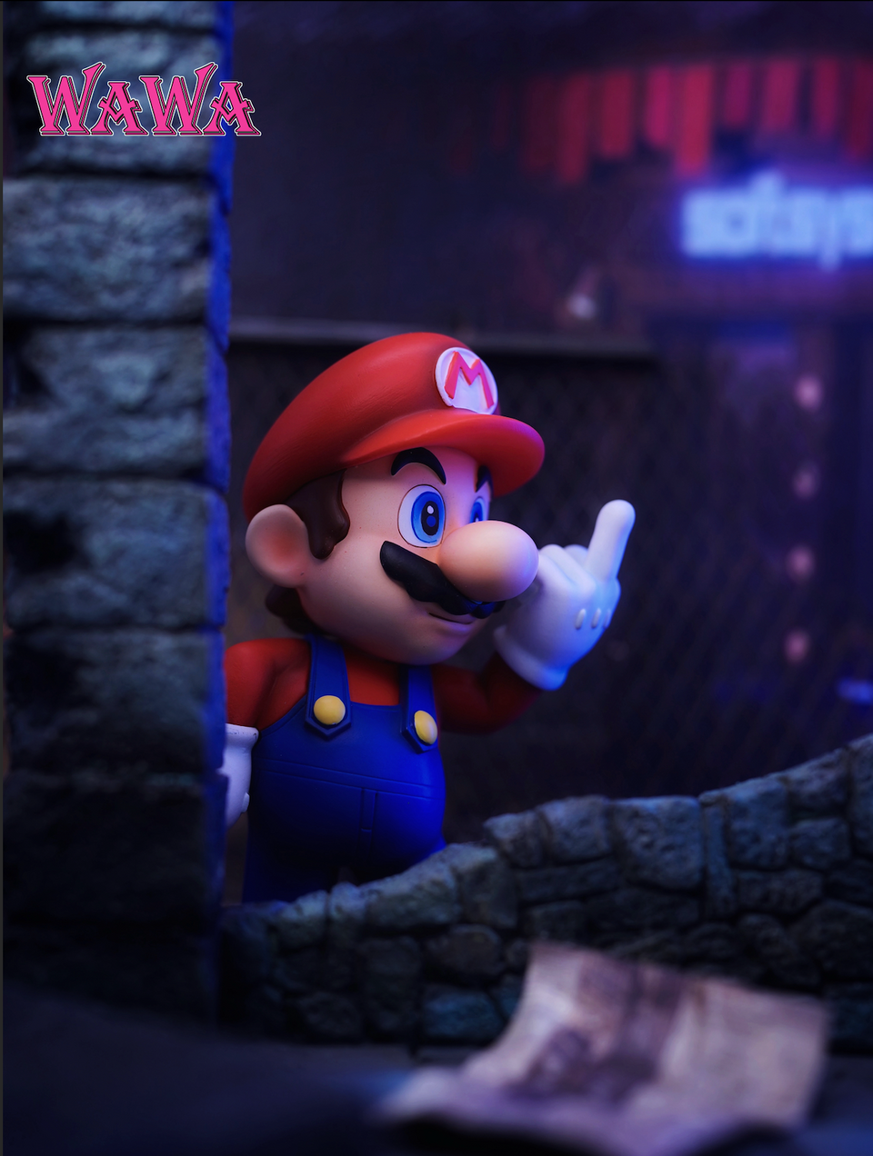 【Pre-sale】Mario with LED-Super Mario-WAWA Studio